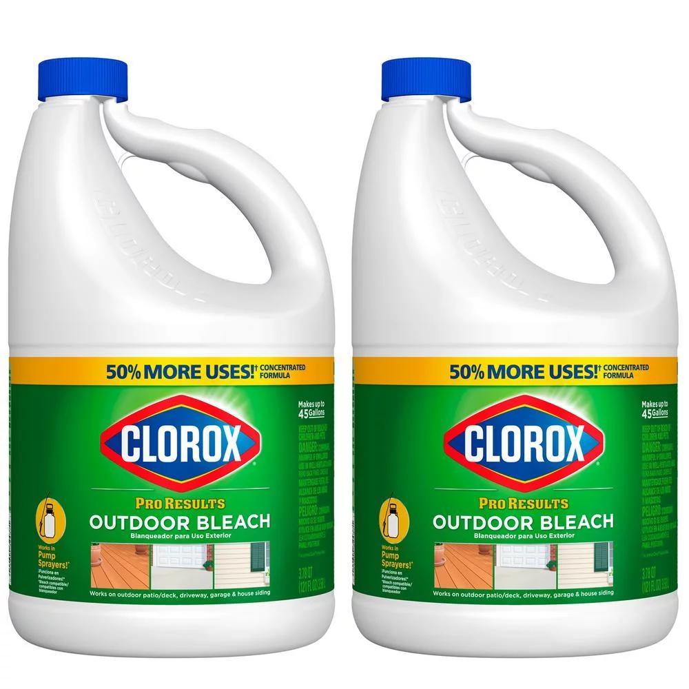 121 Oz. Pro Results Concentrated Liquid Outdoor Bleach Cleaner (2-Pack)