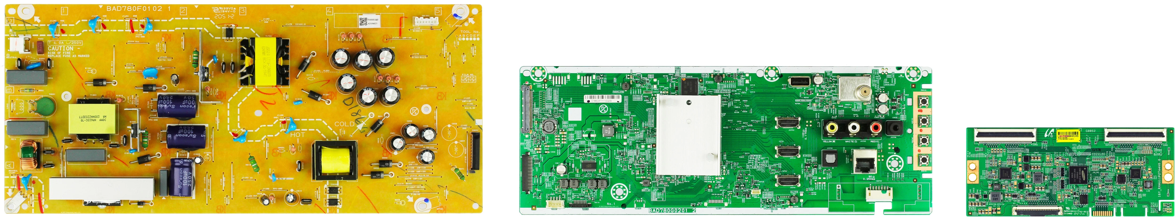 Philips 65PFL5766/F7 (XA4 serial) Complete LED TV Repair Parts Kit