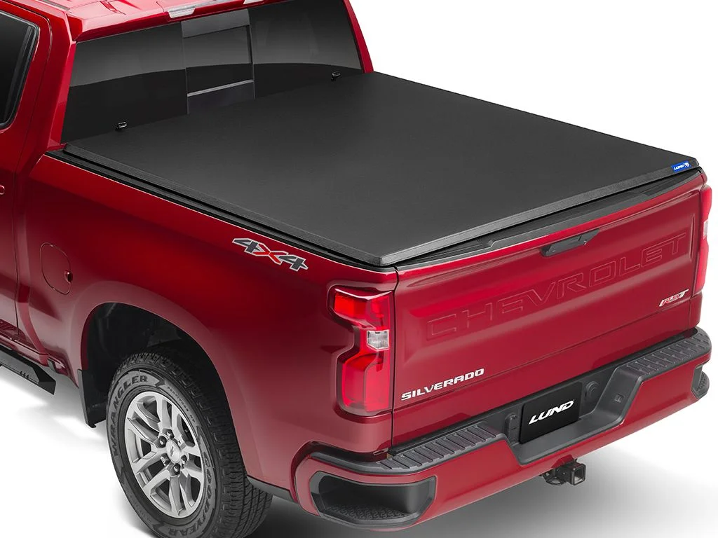 Lund By Realtruck 969155 Black Hard Fold Tonneau Cover Compatible with Select: 2007-2013 Chevrolet Silverado, 2008-2013 GMC Sierra