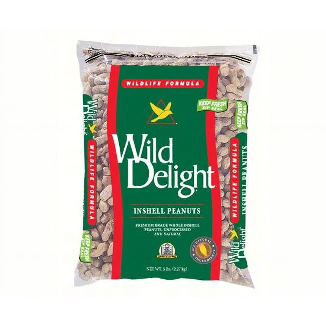 Wild Delight  Inshell Peanuts 5 lbs + Freight
