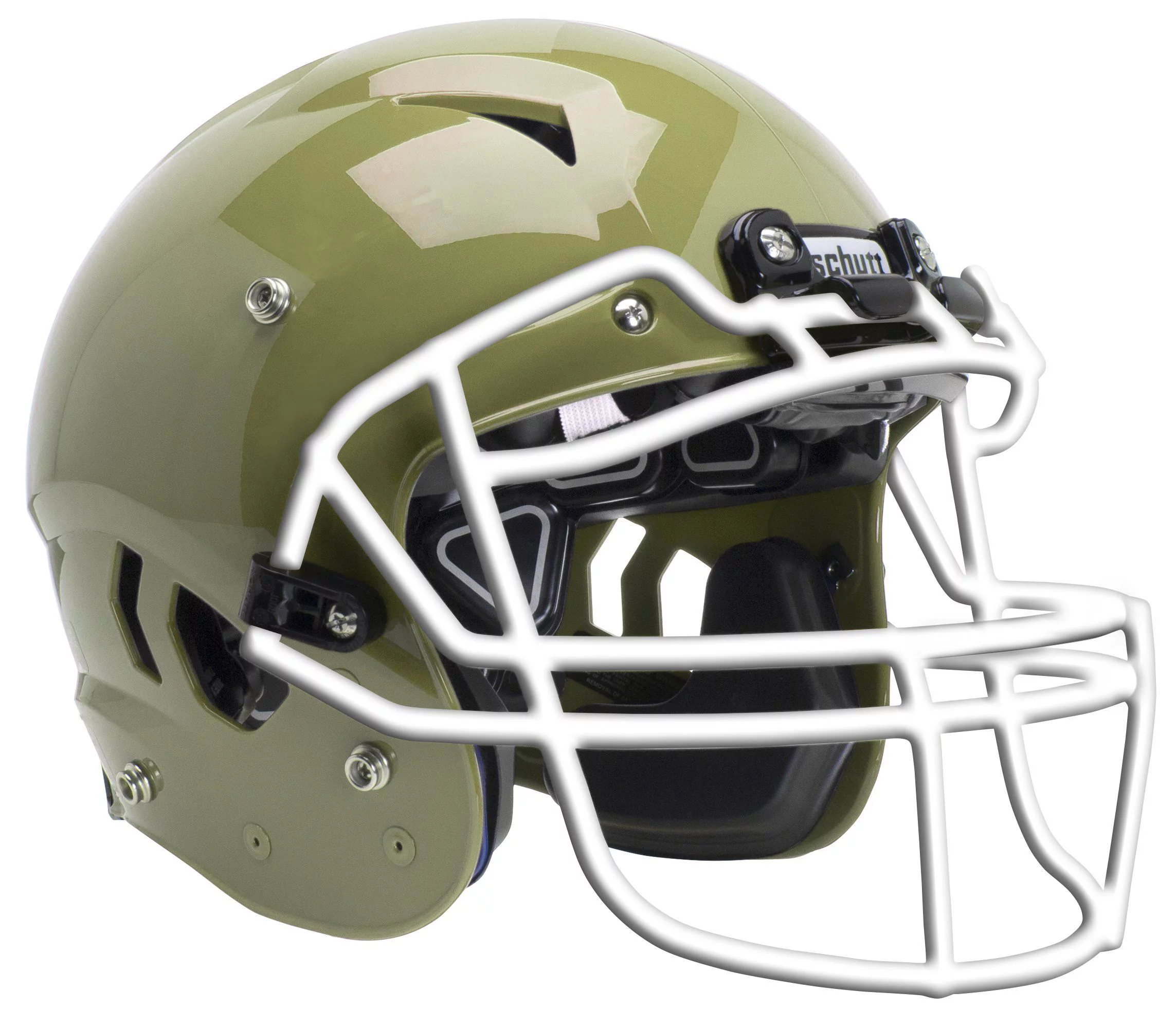 Schutt Vengeance A11 Youth Football Helmet w/Facemask (L, Cardinal, White V-ROPO-TRAD-YF)