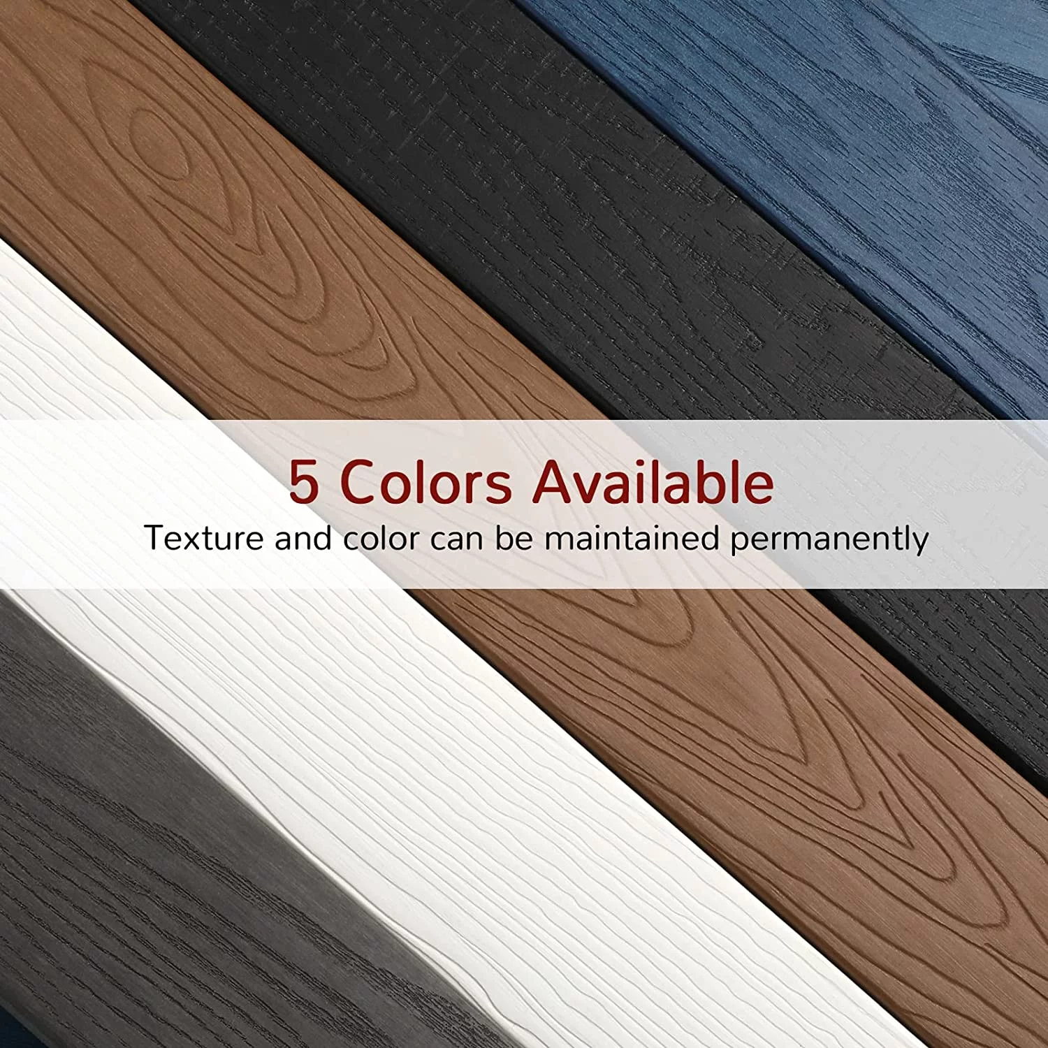 Peradix Outdoor Side Table, All Weather Resistant Rectangle 2-Tier Patio Table for Backyard Garden, Gray