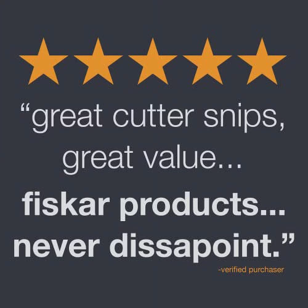 Fiskars 91095935J Steel Pruning Shears Bypass Pruner, 1