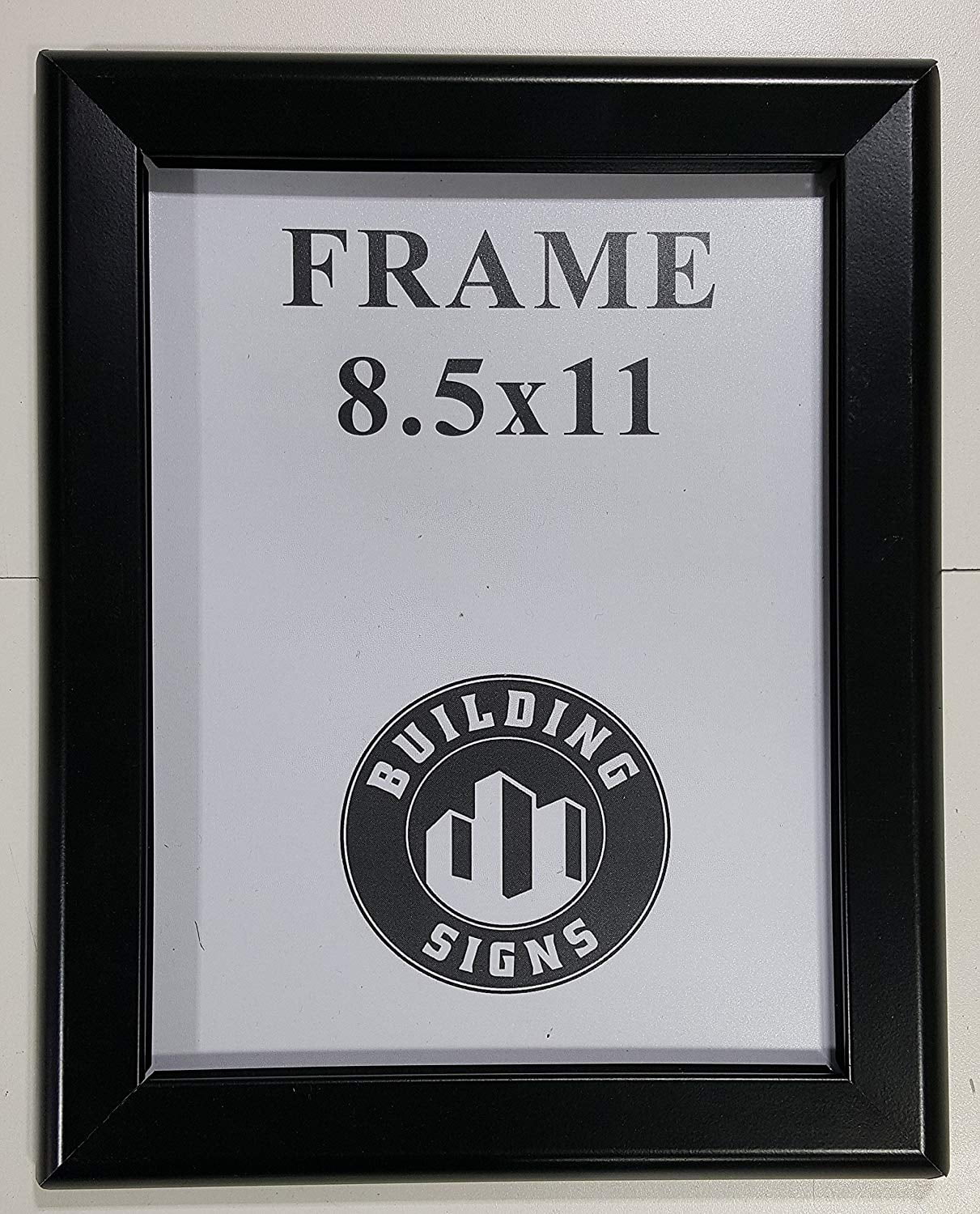 Black Snap frame 8.5x11 Inches Front Loading Quick Poster Change, Wall Mounted, HEAVY DUTY