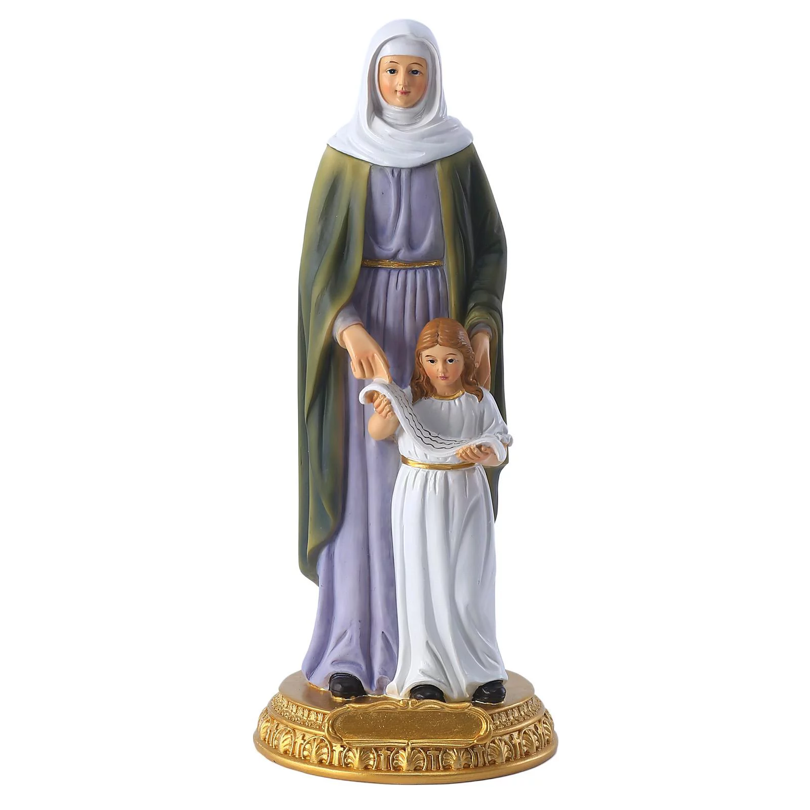 1Pc Our Lady of Grace Blessed St. with Mary Catholic Sculpture Garden Statue Figurine Decor for Living Room Study