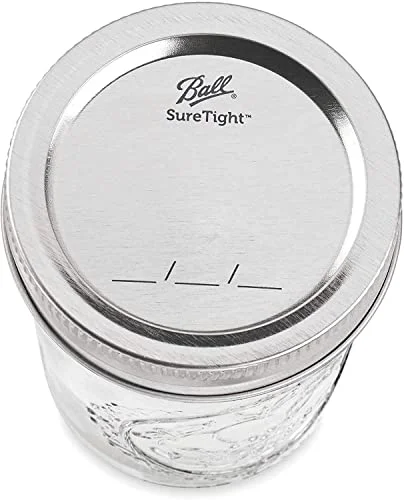 Ball Regular Mouth Pint 16-oz Mason Jar with Lids and Bands (Pack of 24)