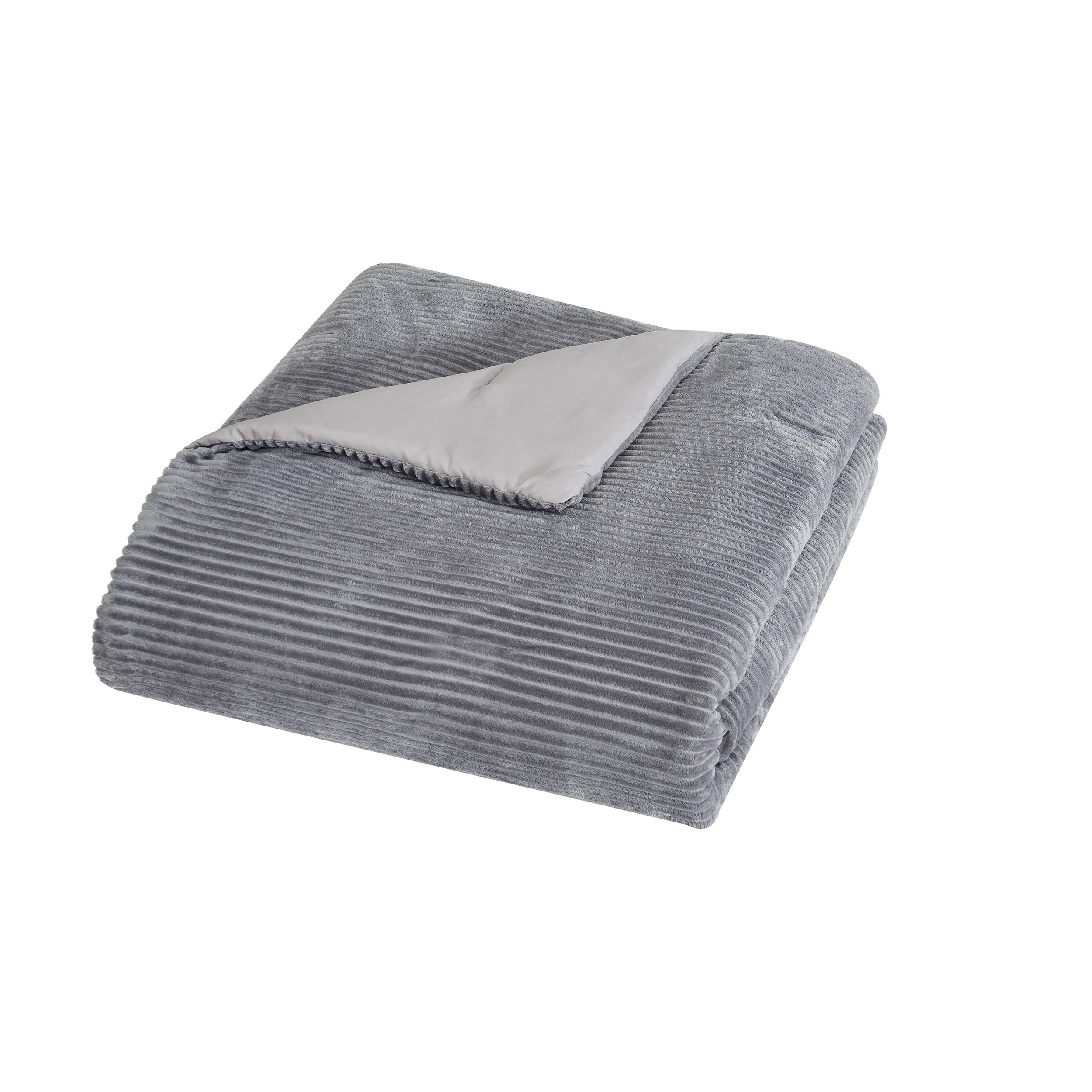 Mossy Oak Nativ Living Corduroy Charcoal Gray 4-Piece Full/Queen Comforter Set