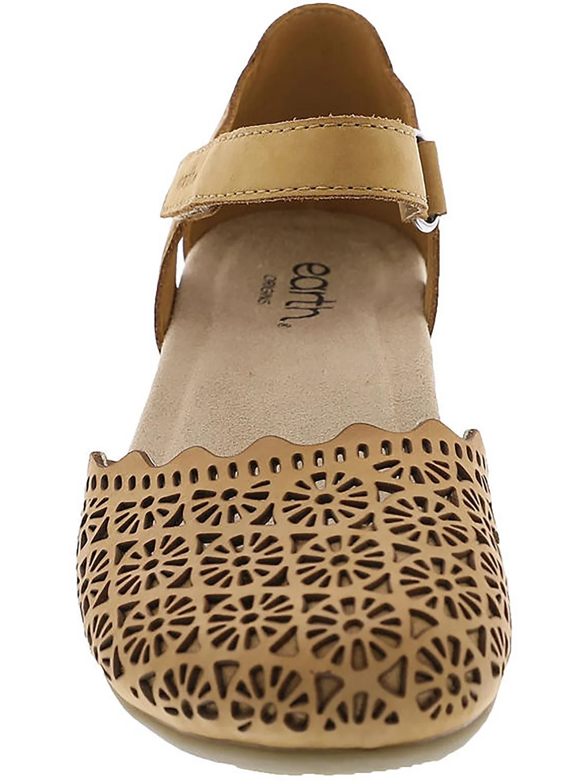 Earth Origins Womens Bronnie Padded Insole Suede Ankle Strap