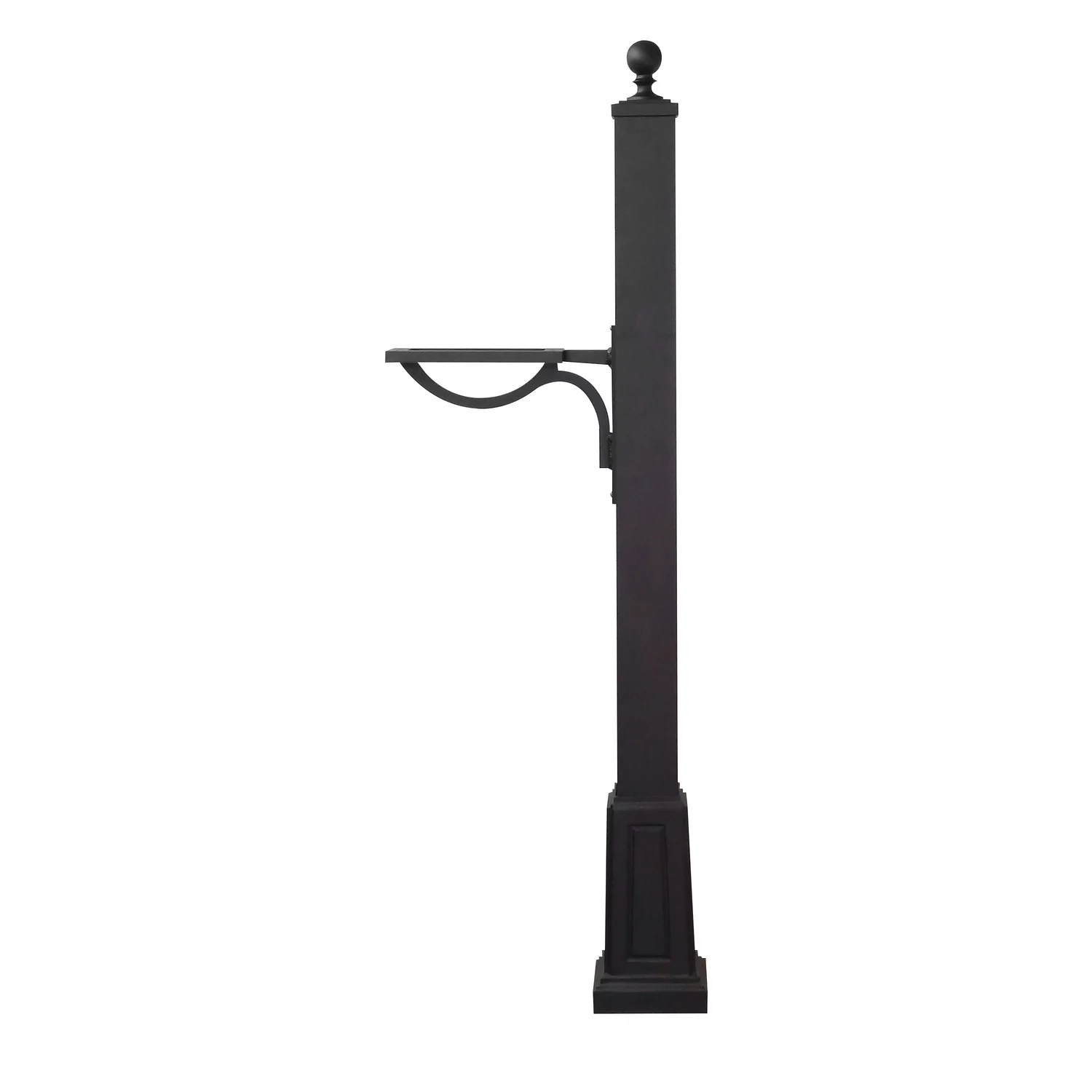 Special Lite Products Hummingbird Curbside Mailbox with Locking Insert and Springfield Mailbox Post with Base