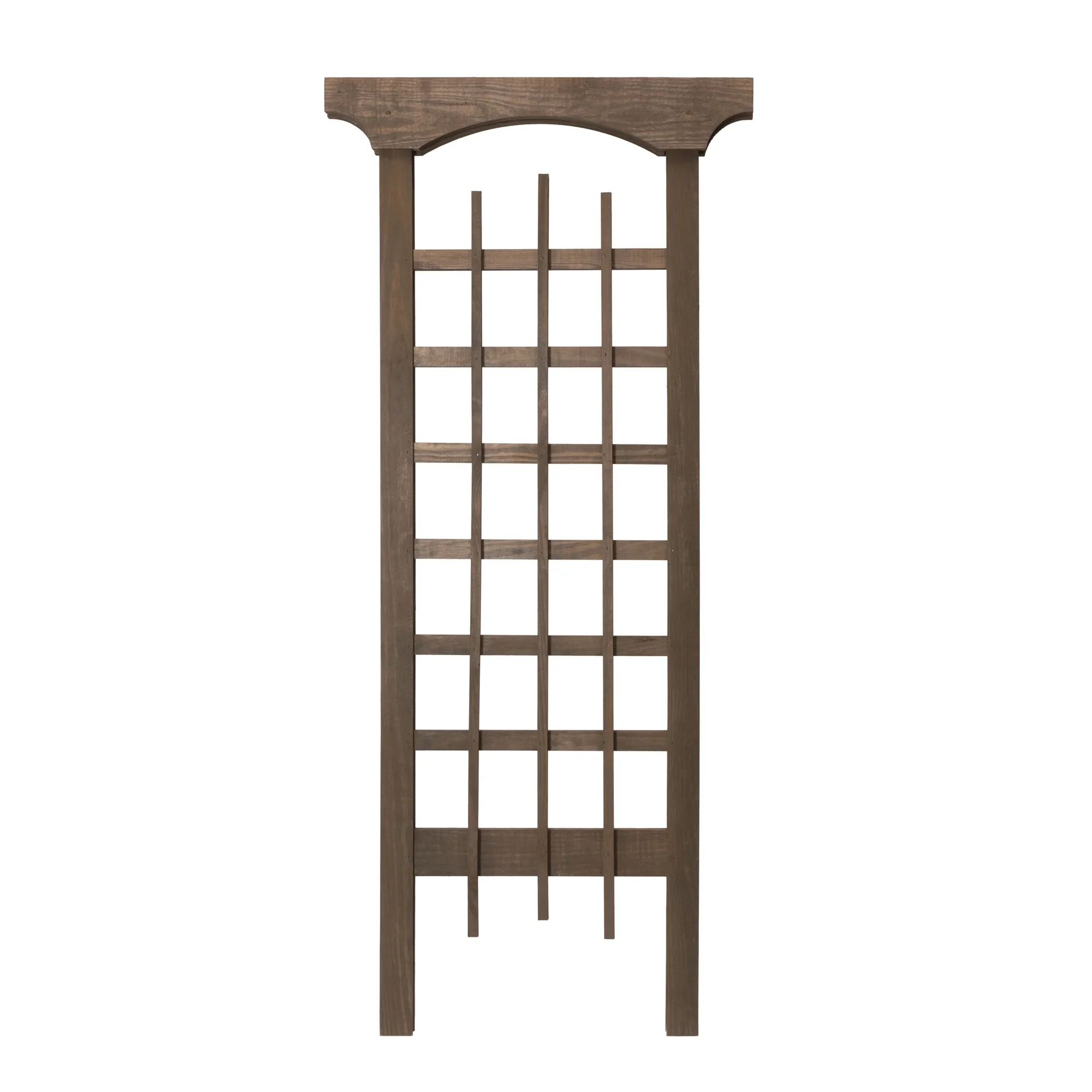 Outdoor Essentials Heirloom 72 in. Walnut-Tone Farmhouse Trellis