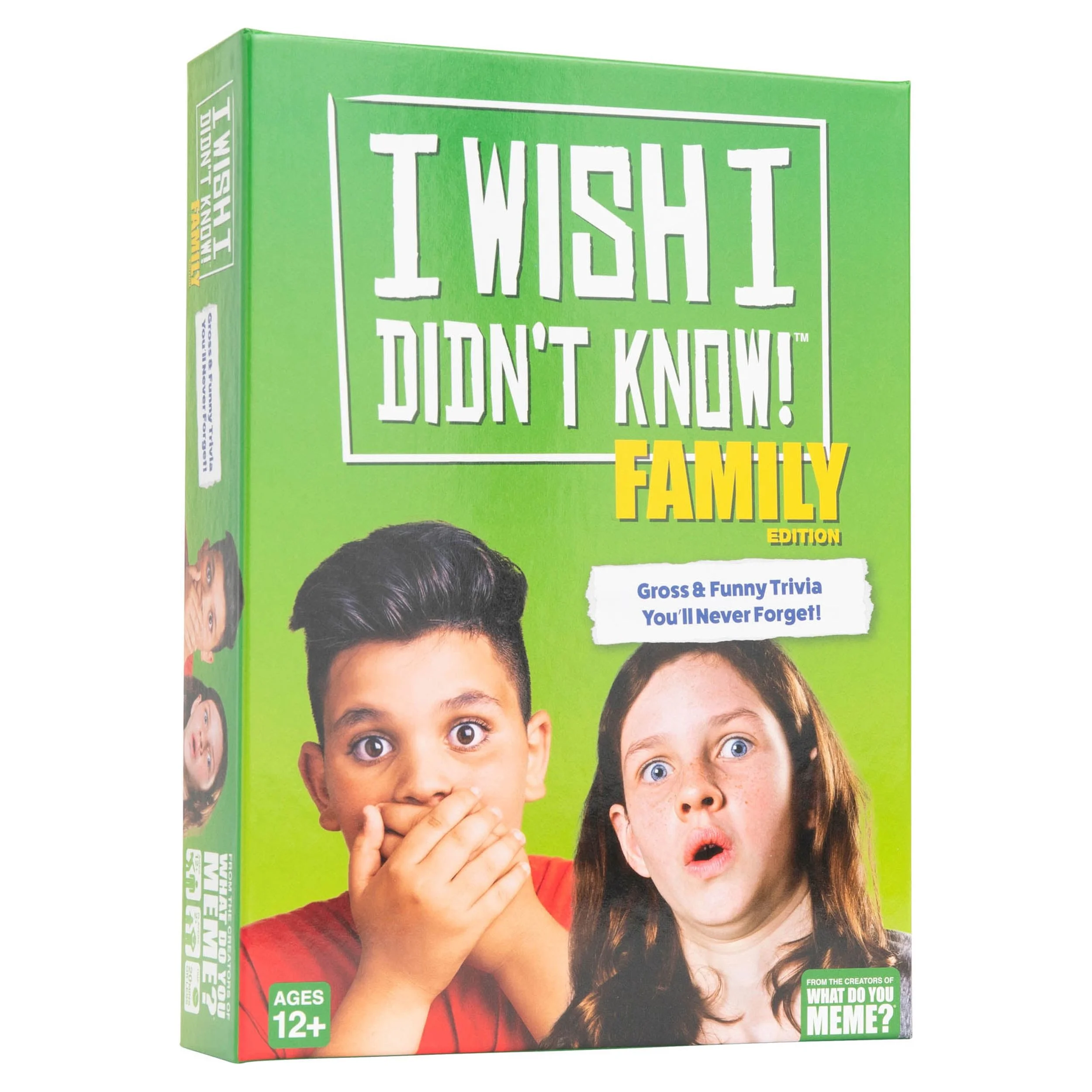 I Wish I Didn't Know! Family Edition - Funny Family Trivia Game by What Do You Meme?
