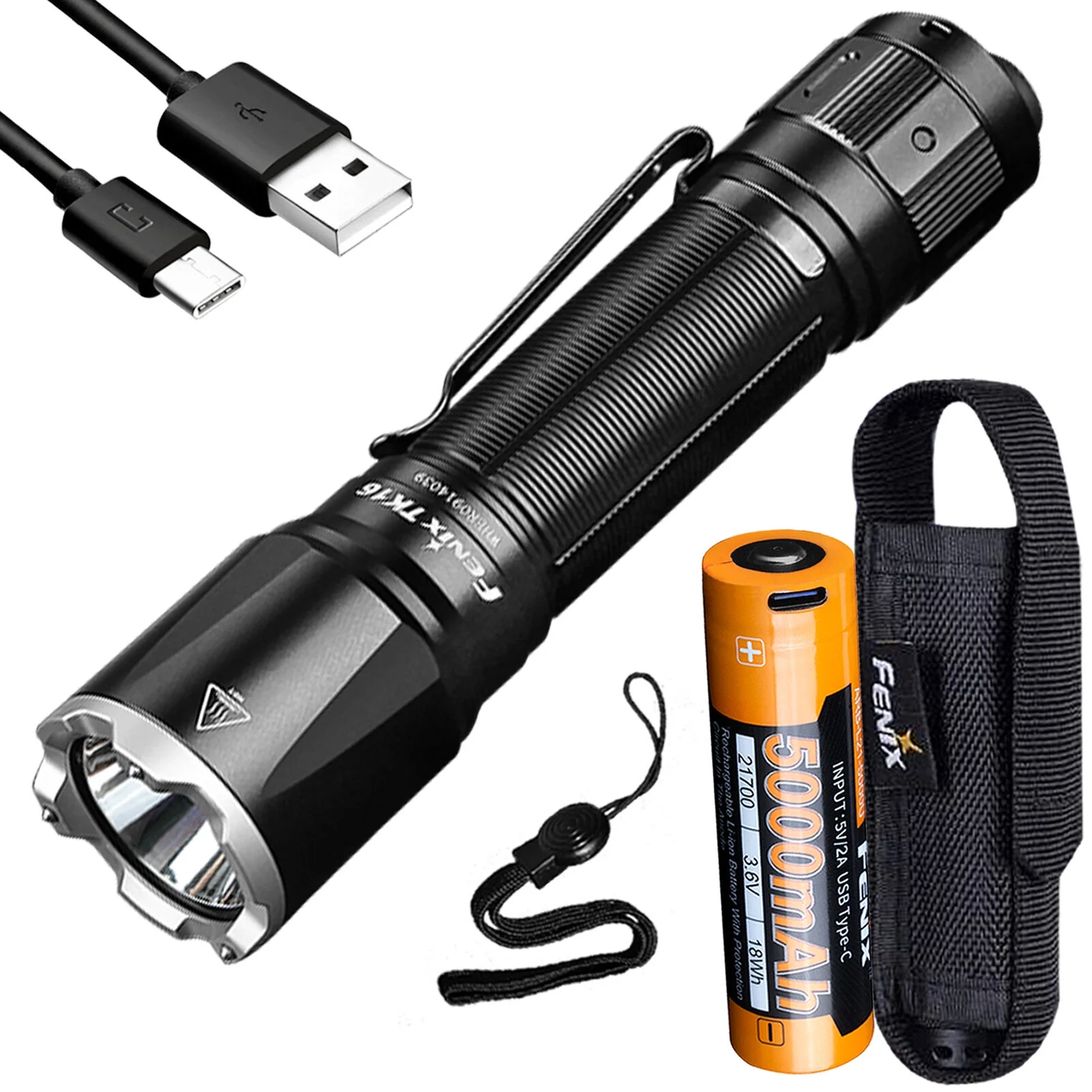 Fenix TK16 V2 3100 Lumen Long Throw Rechargeable Flashlight