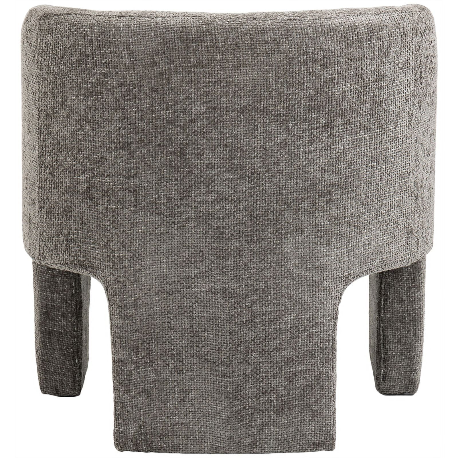 Meridian Furniture Sawyer Grey Chenille Fabric Accent Chair