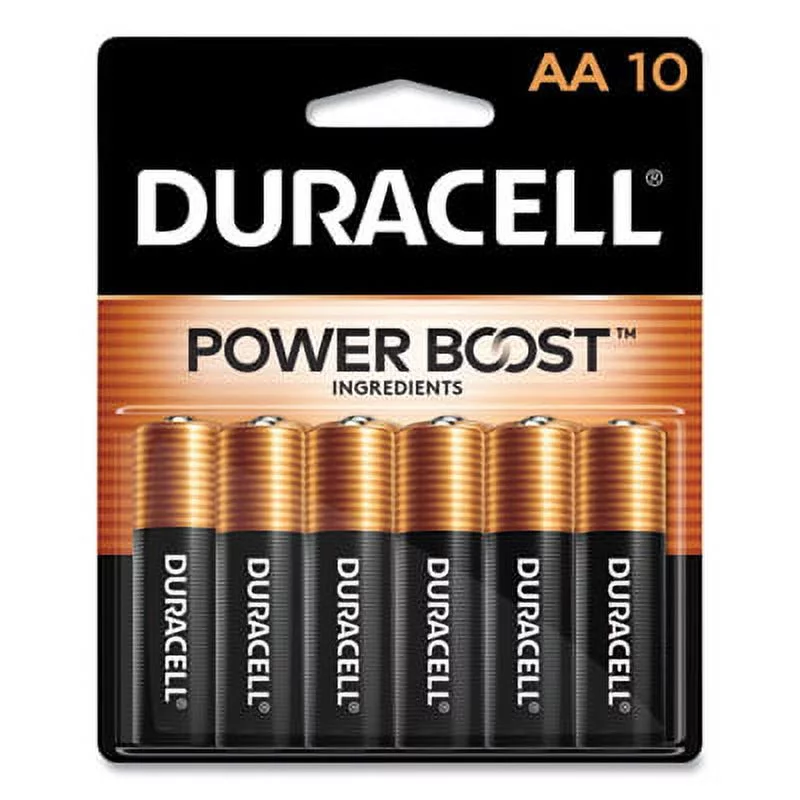 Duracell® Power Boost CopperTop Alkaline AA Batteries, 10/Pack MN1500B10Z