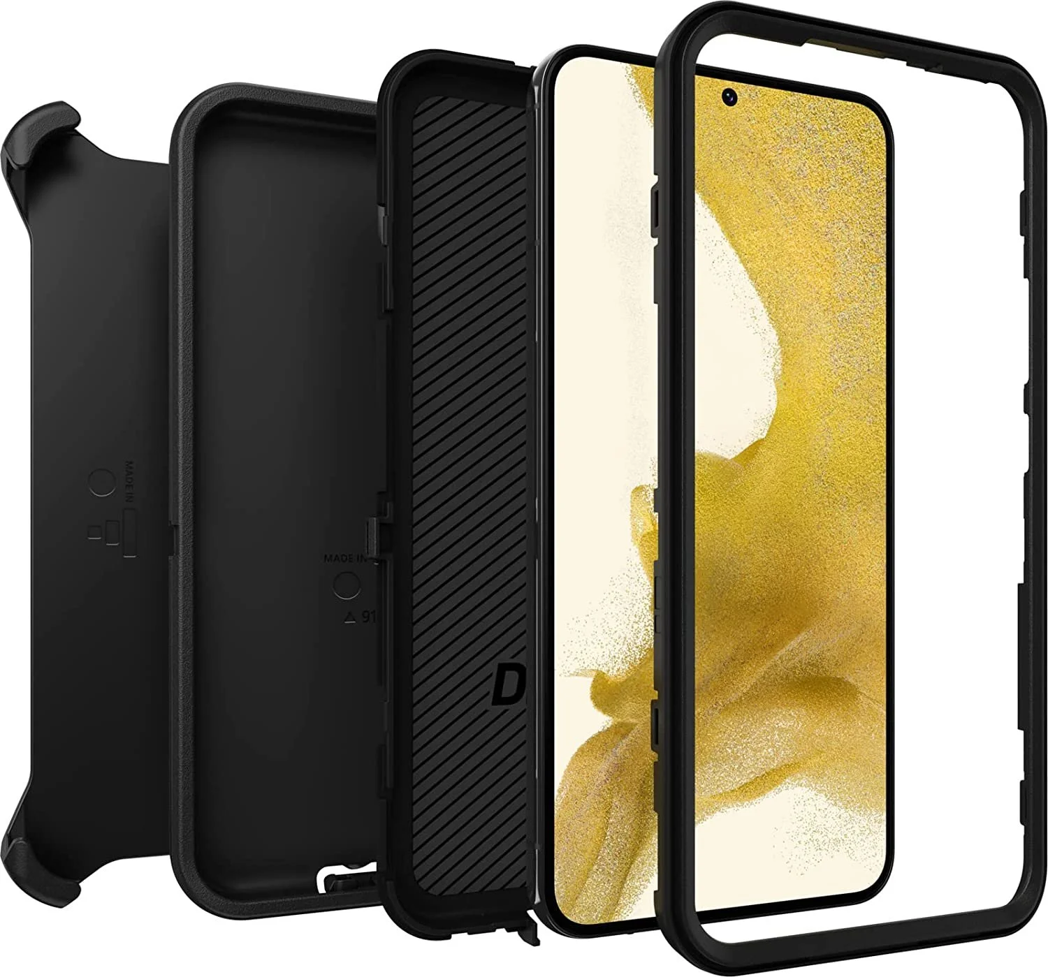 OtterBox DEFENDER SERIES Samsung Galaxy S22+ Case - Black