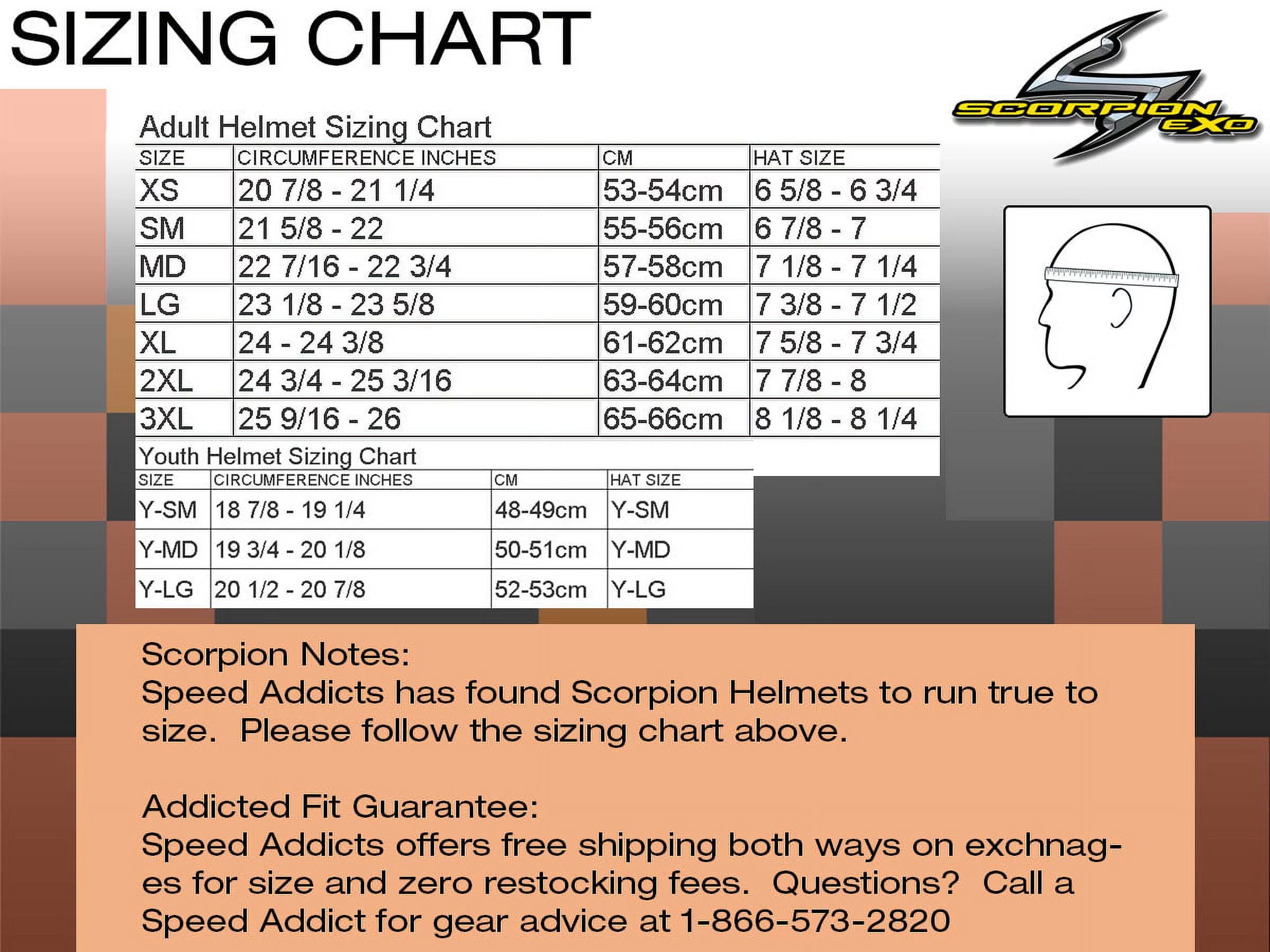 Scorpion EXO-HX1 Motorcycle Helmet Gloss Black 3XL