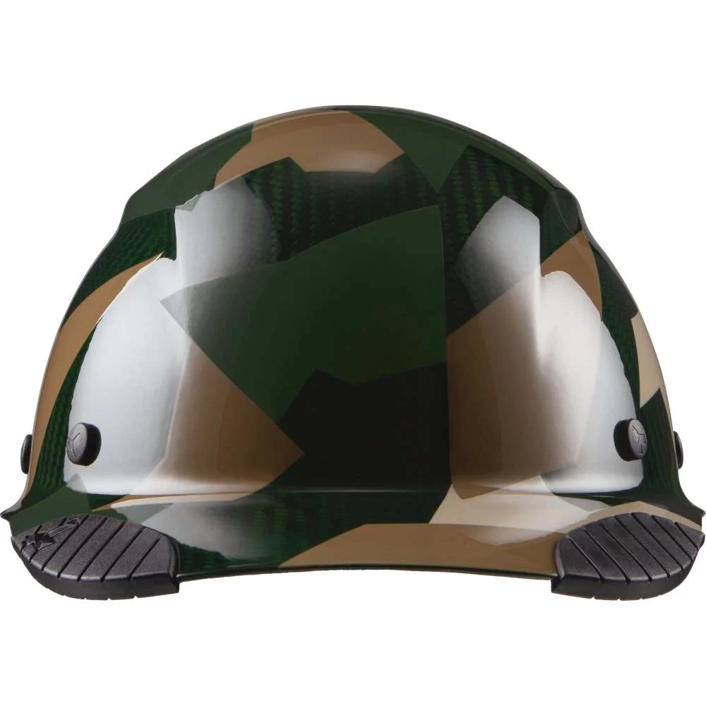 Lift Safety Hard Hat Dax Jungle Camo Carbon Fiber Cap Style