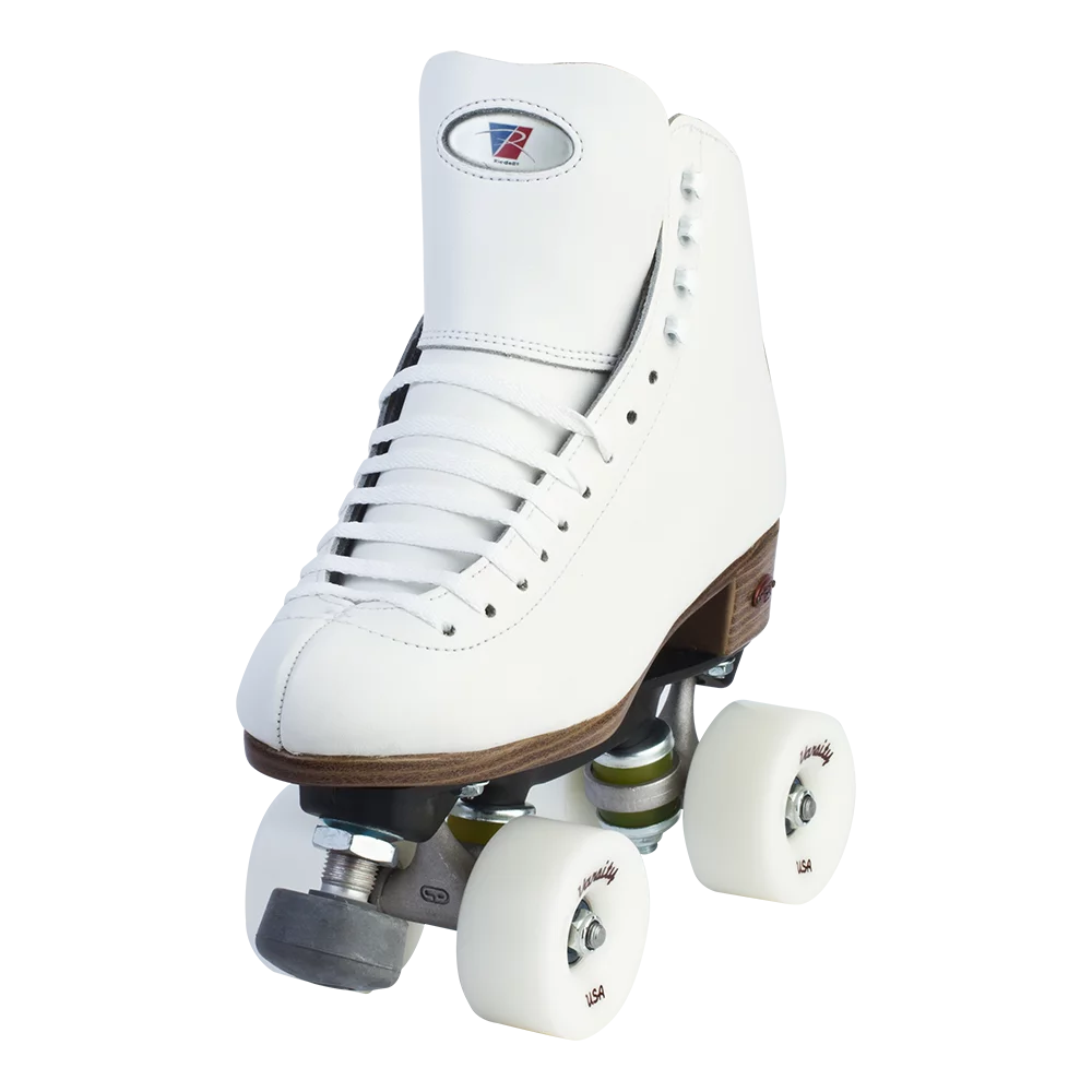 Riedell Quad Roller Skates - 120 Raven (White)
