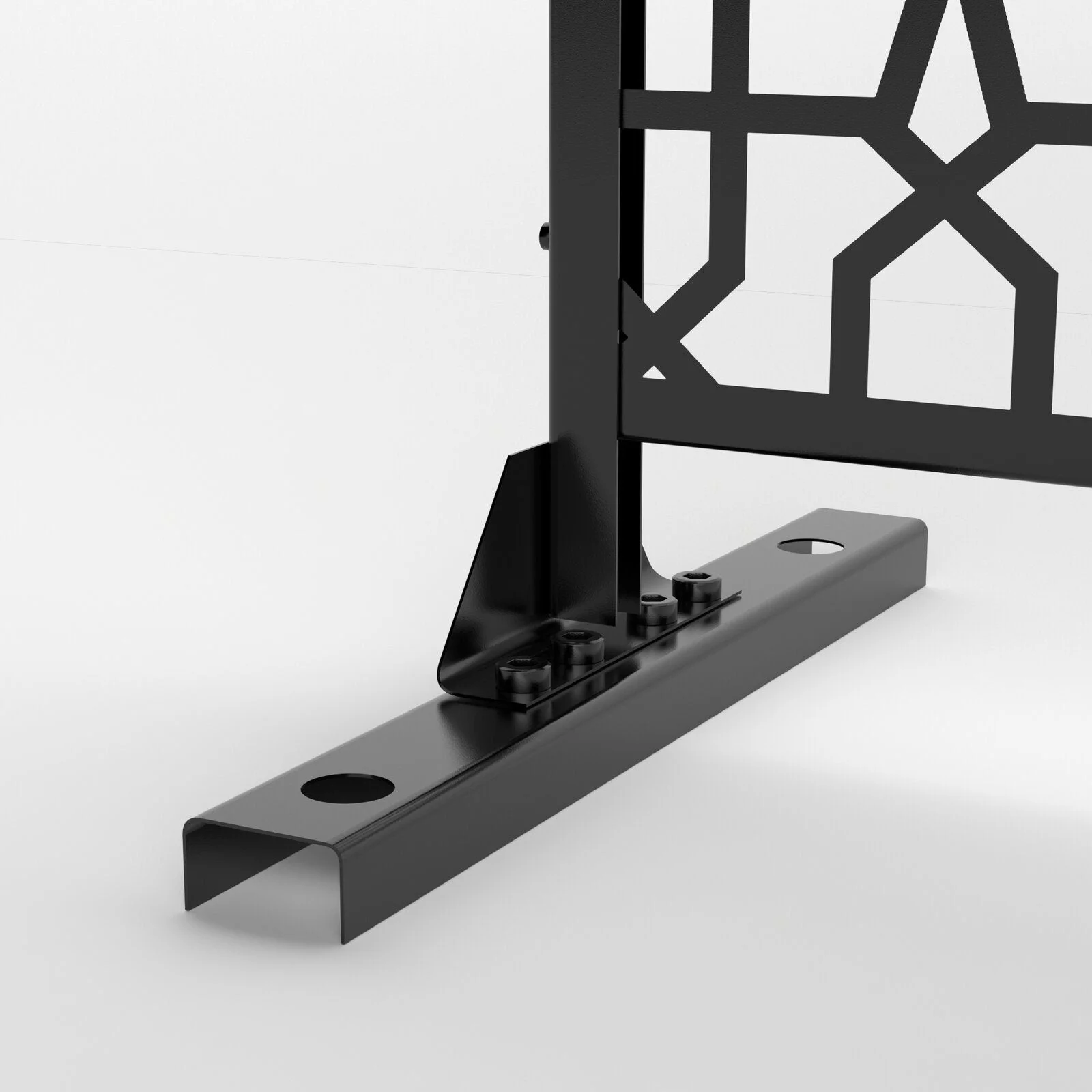 6.5 ft. H x 4 ft. W Laser Cut Metal Privacy Screen