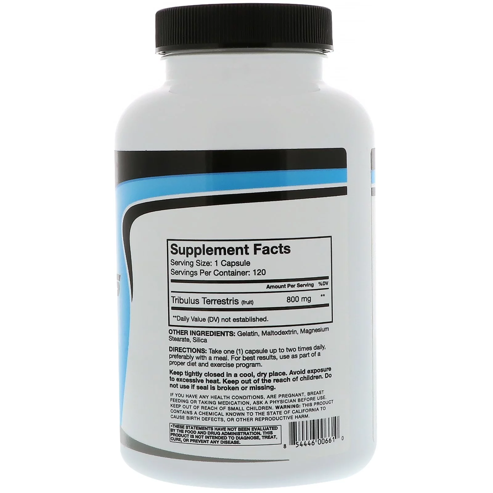 Tribulus - 800mg Testosterone Support, Muscle Development, Performance & Vitality, 120 Servings