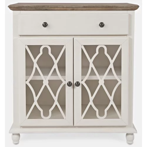 Jofran Aurora Hills Country Wire-Brushed 2 Door Accent Chest