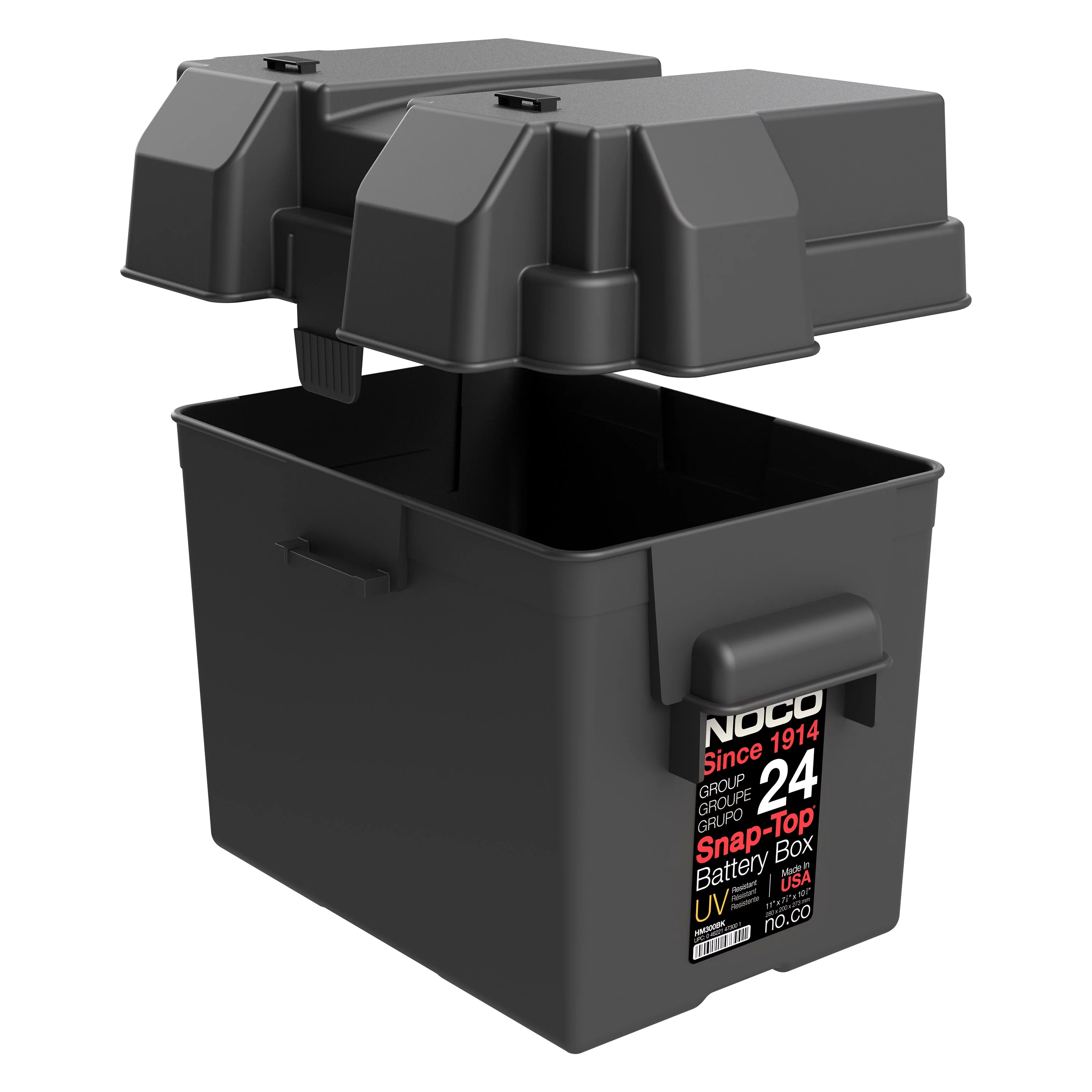 NOCO HM300BK Group 24 Snap-Top Battery Box