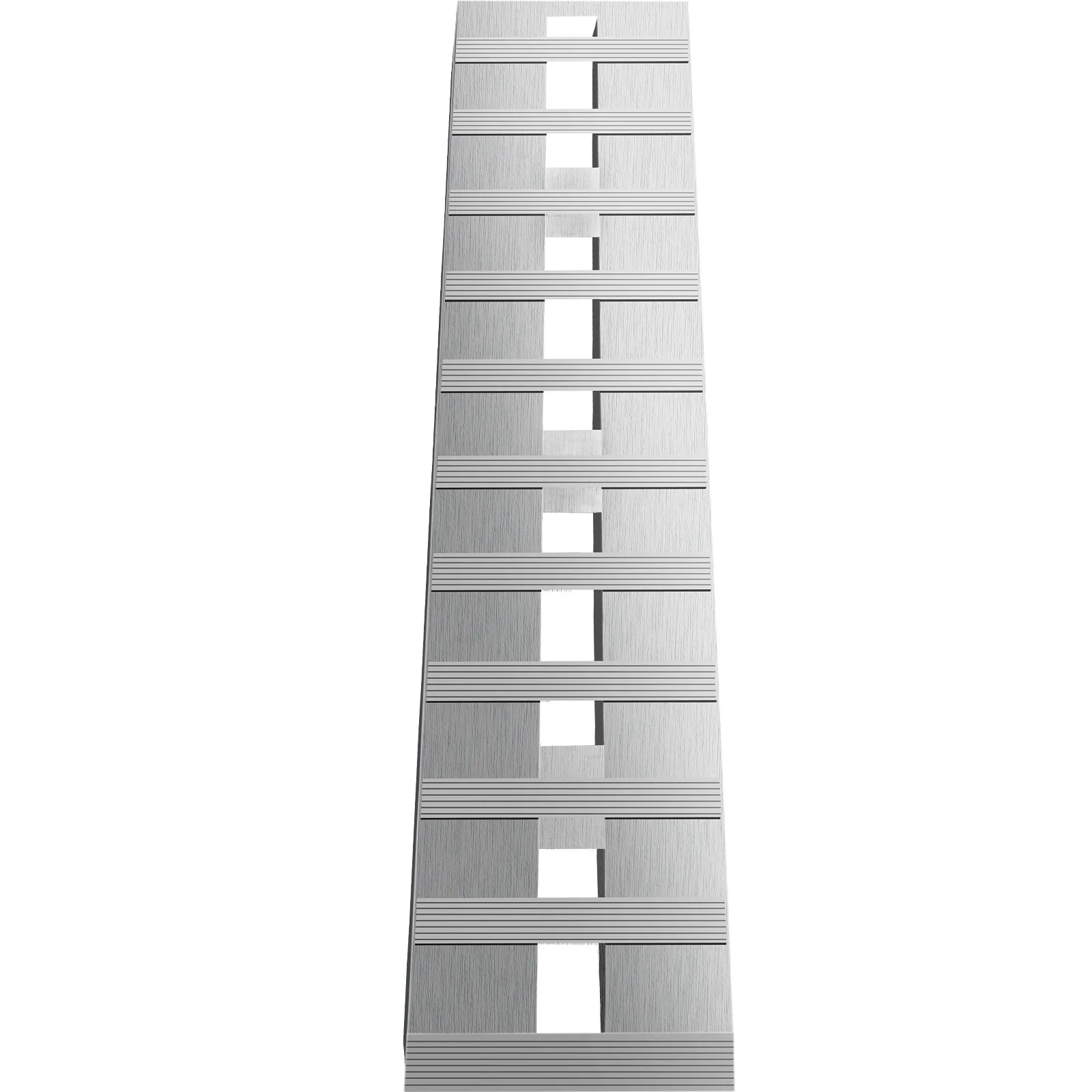 60 x 12 Aluminum Trailer Ramps, 6000lbs Beavertail Hook End 1 Pair