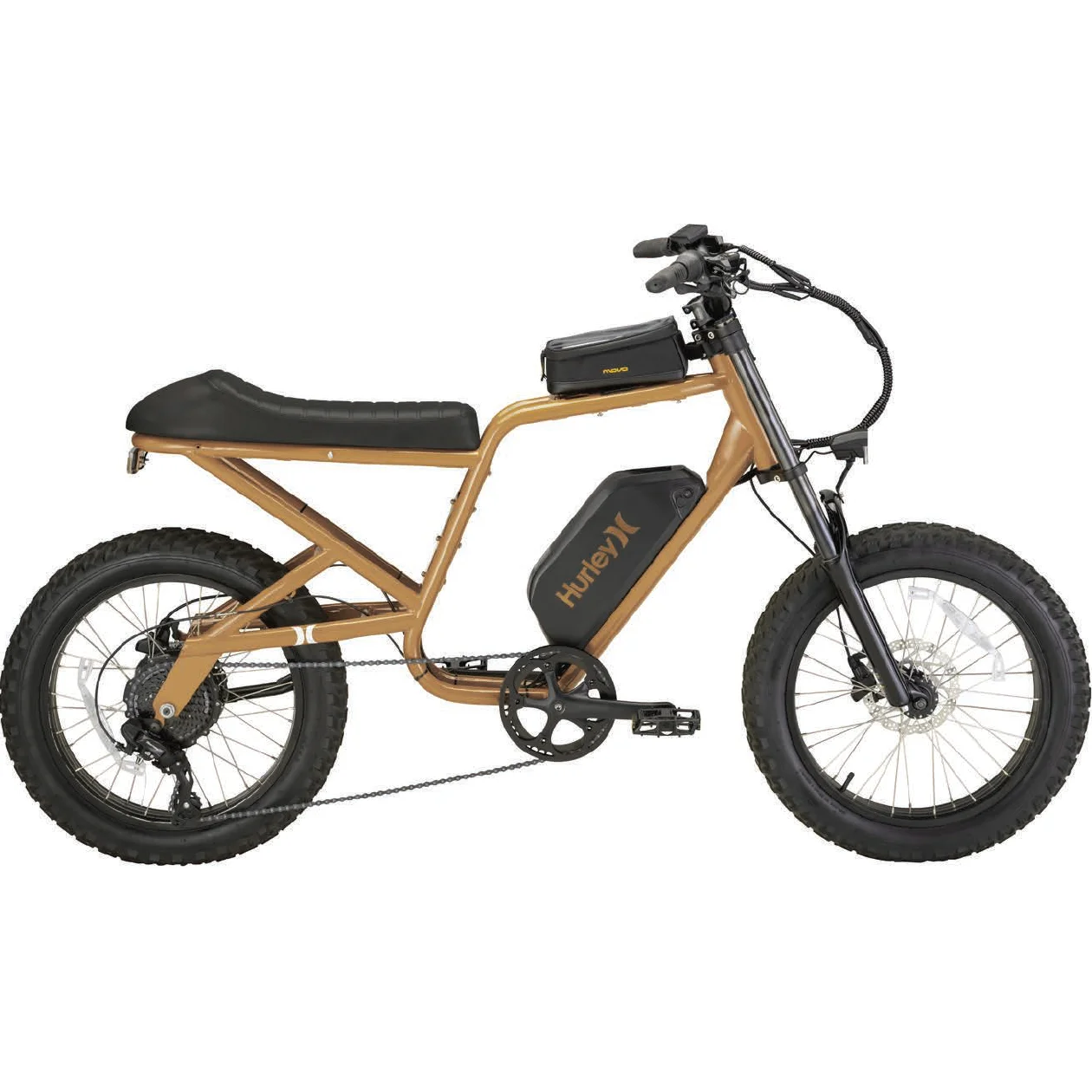 Hurley Bikes Mini Swell 18-inch Electric Bike, Bronze