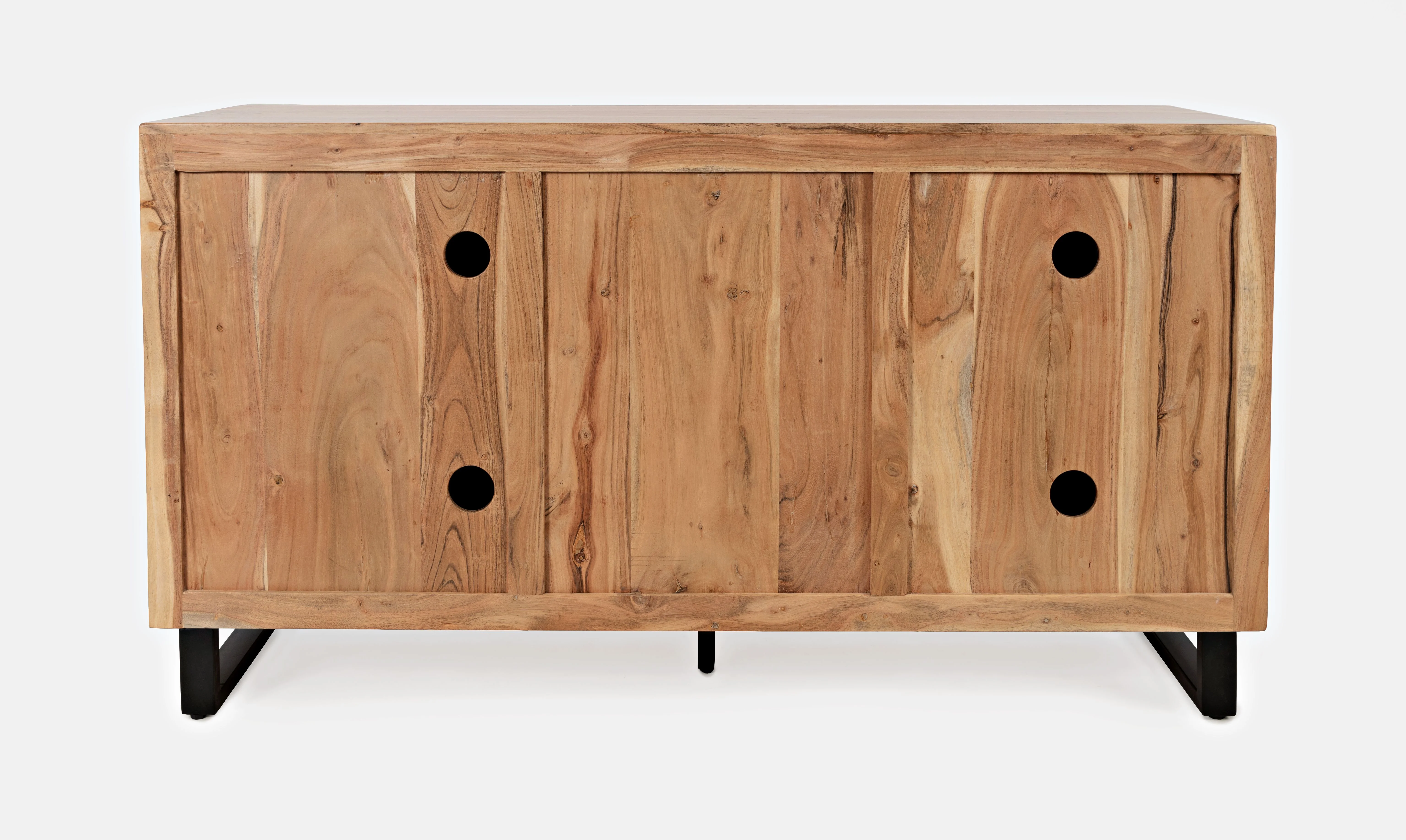 Jofran Geometrix Modern Abstract Cube Style Accent Cabinet