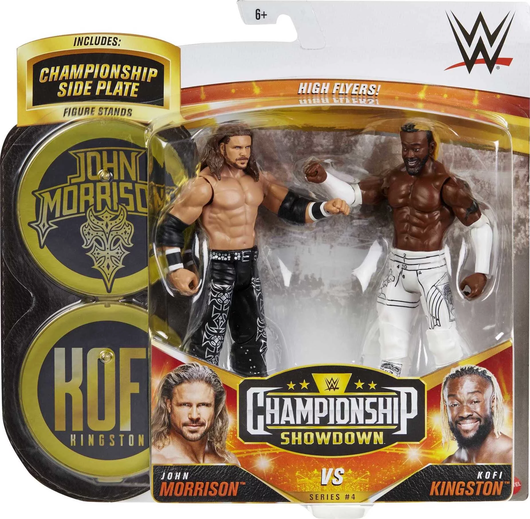 WWE John Morrison Vs Kofi Kingston Championship Showdown 2-Pack Action Figures​