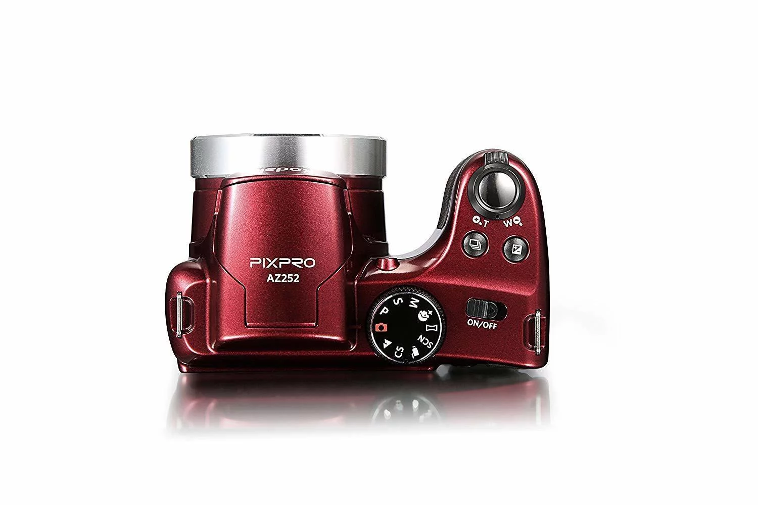 Kodak PIXPRO AZ255 Astro Zoom 16MP Digital Camera (Red) with Battery Charger, 32 GB Card Bundle