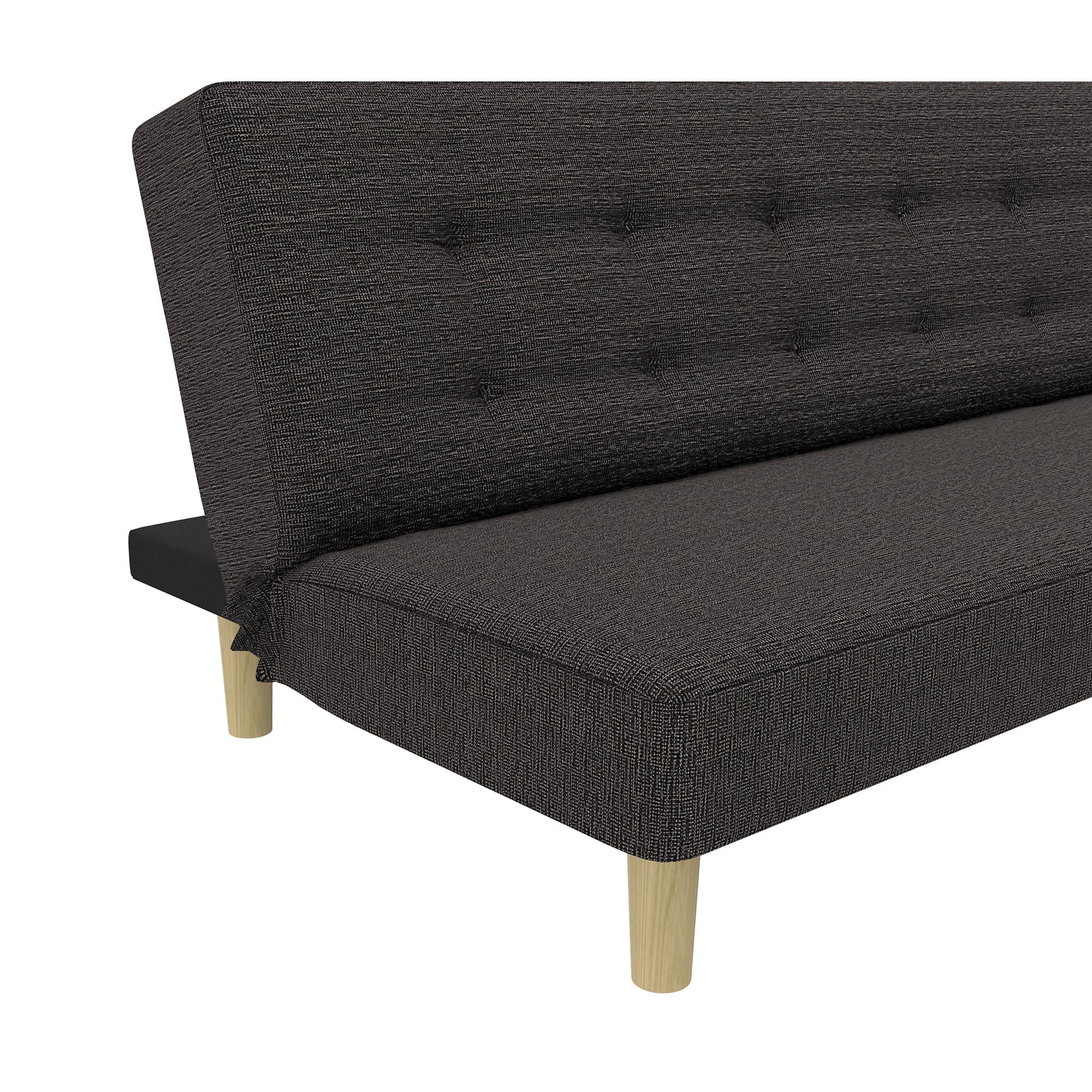 Queer Eye Tamlin Futon, Couch and Sleeper, Gray Linen