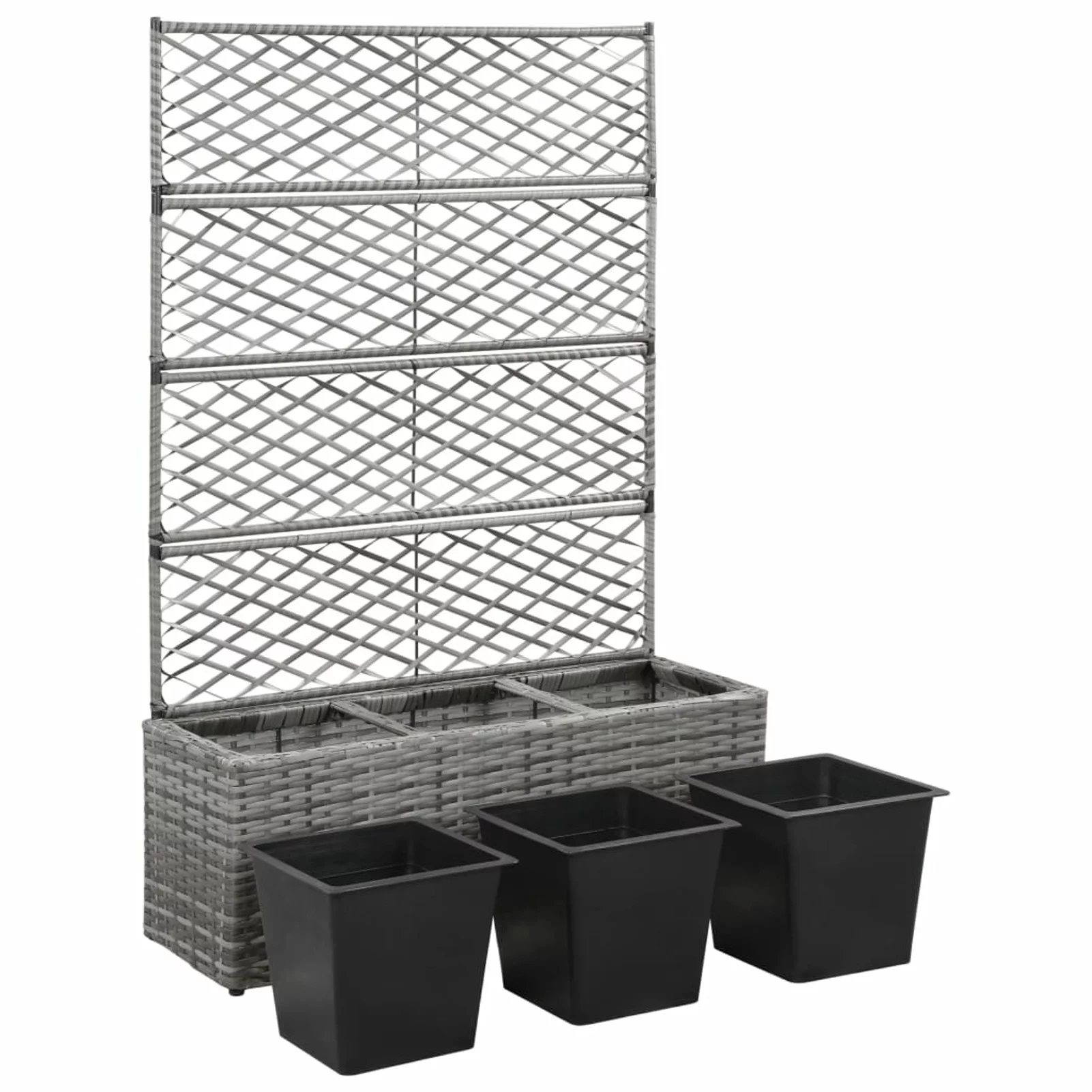 Aibecy Trellis Raised Bed with 3 Pots 32.7