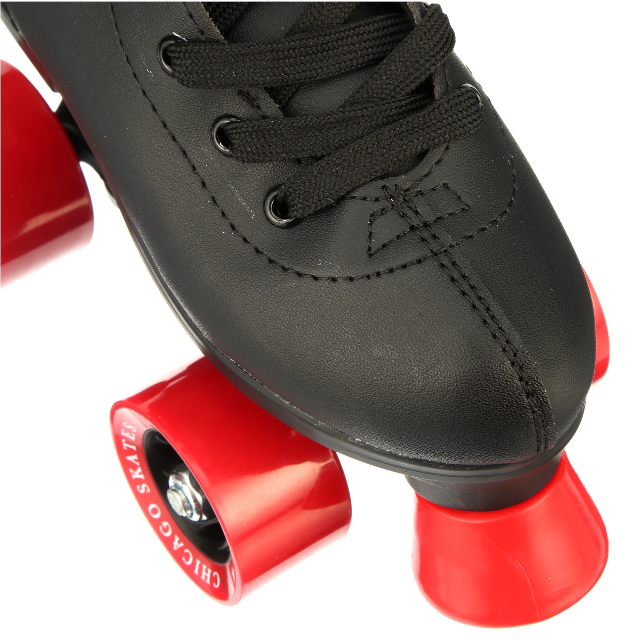 Chicago Boys' Classic Quad Roller Skates Black Junior Rink Skates, Size 2