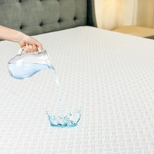 ACCURATEX Mattress Protector Twin Size - 100% Waterproof Breathable&Cooling 3D Air Mattress Cover -Soft Smooth Noiseless Mattress Pad Cover,16'' Fitted Deep Pocket(39