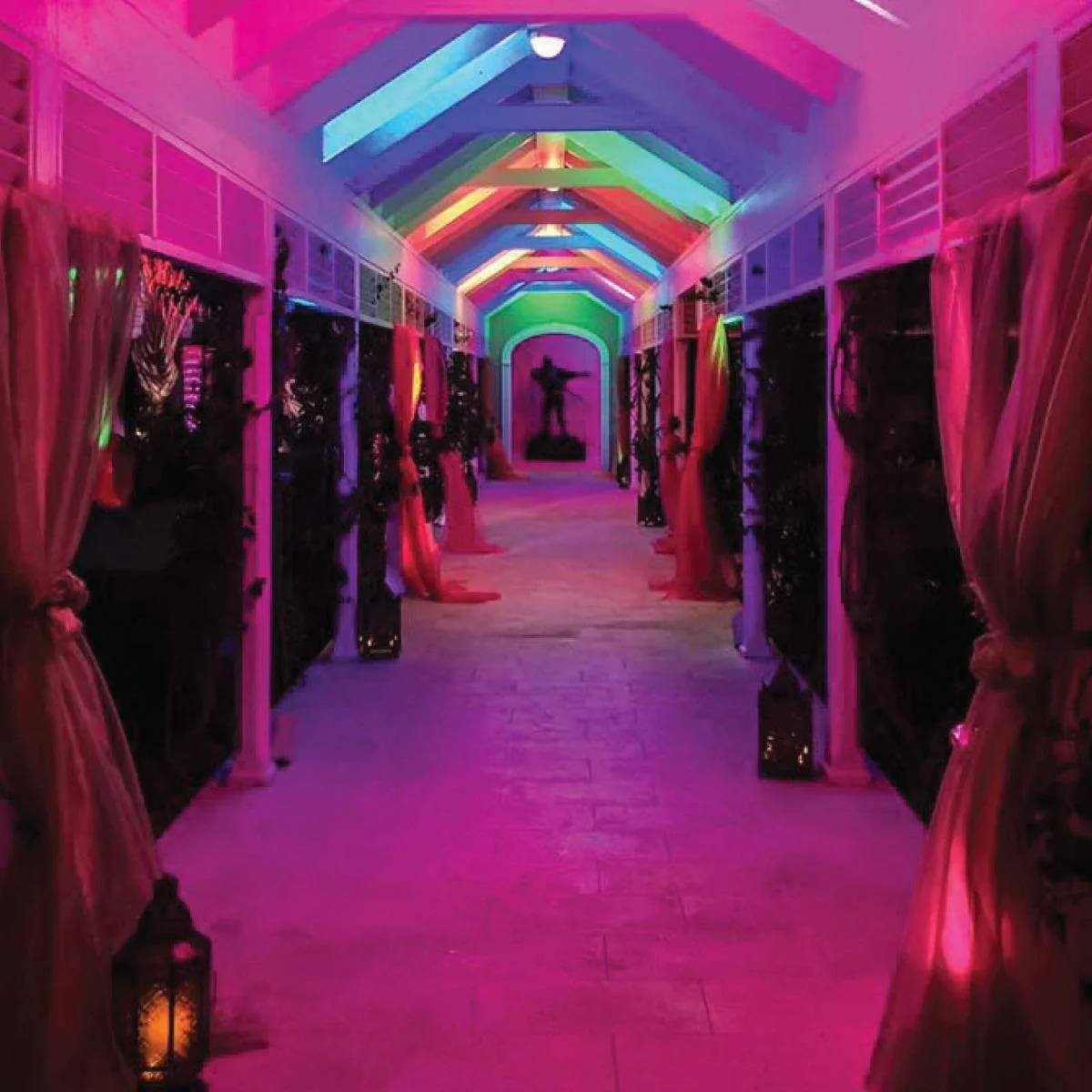 Chauvet DJ Freedom Par H9 IP X4 Complete Up-Lighting Kits Pair with White Sleeves and Handheld Remote Package