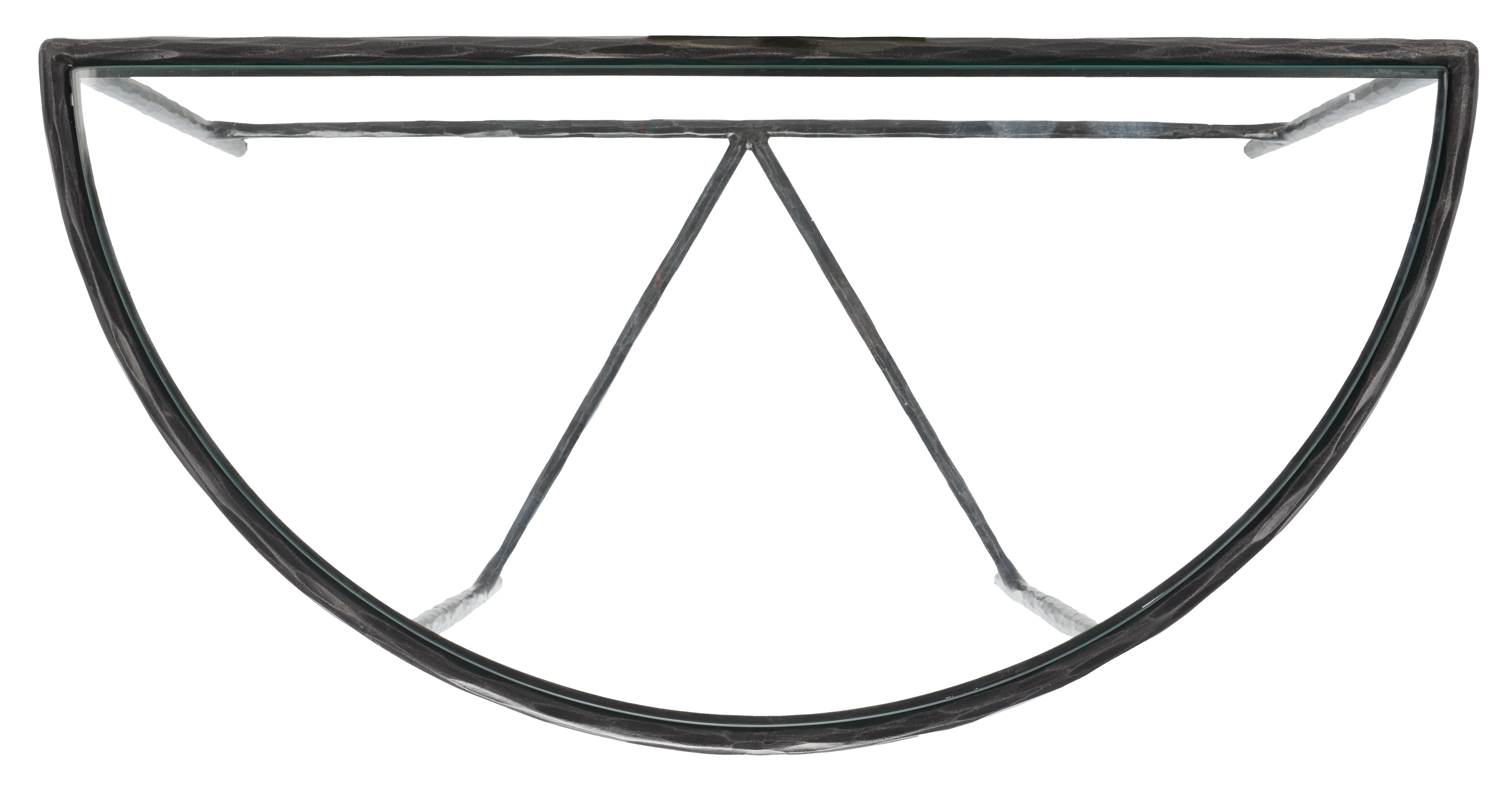 SAFAVIEH Couture Jessa Glam Metal Console Table, Black