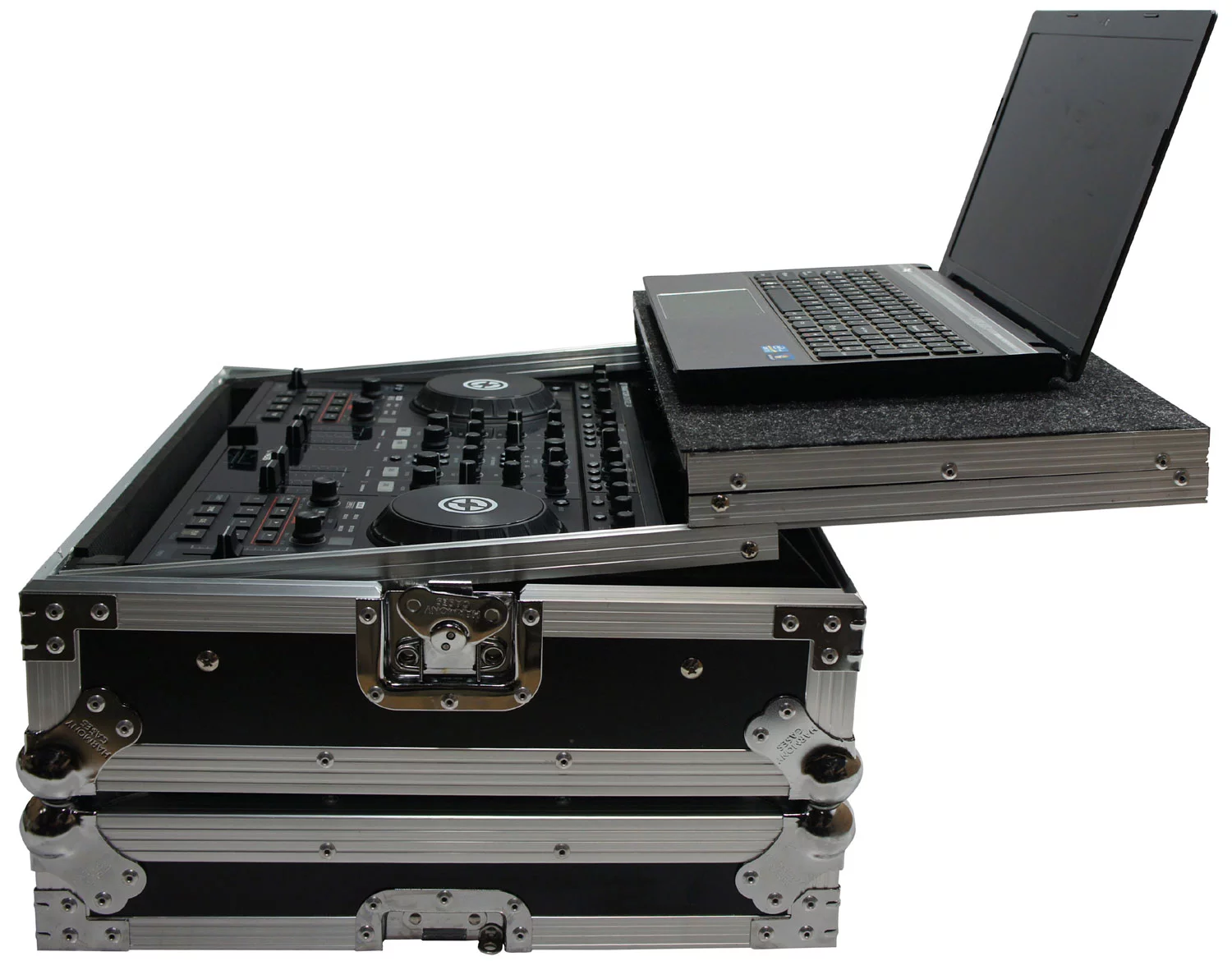 Harmony HCTKS4LT Flight Glide Laptop Stand Travel DJ Custom Case Numark Mixtrack