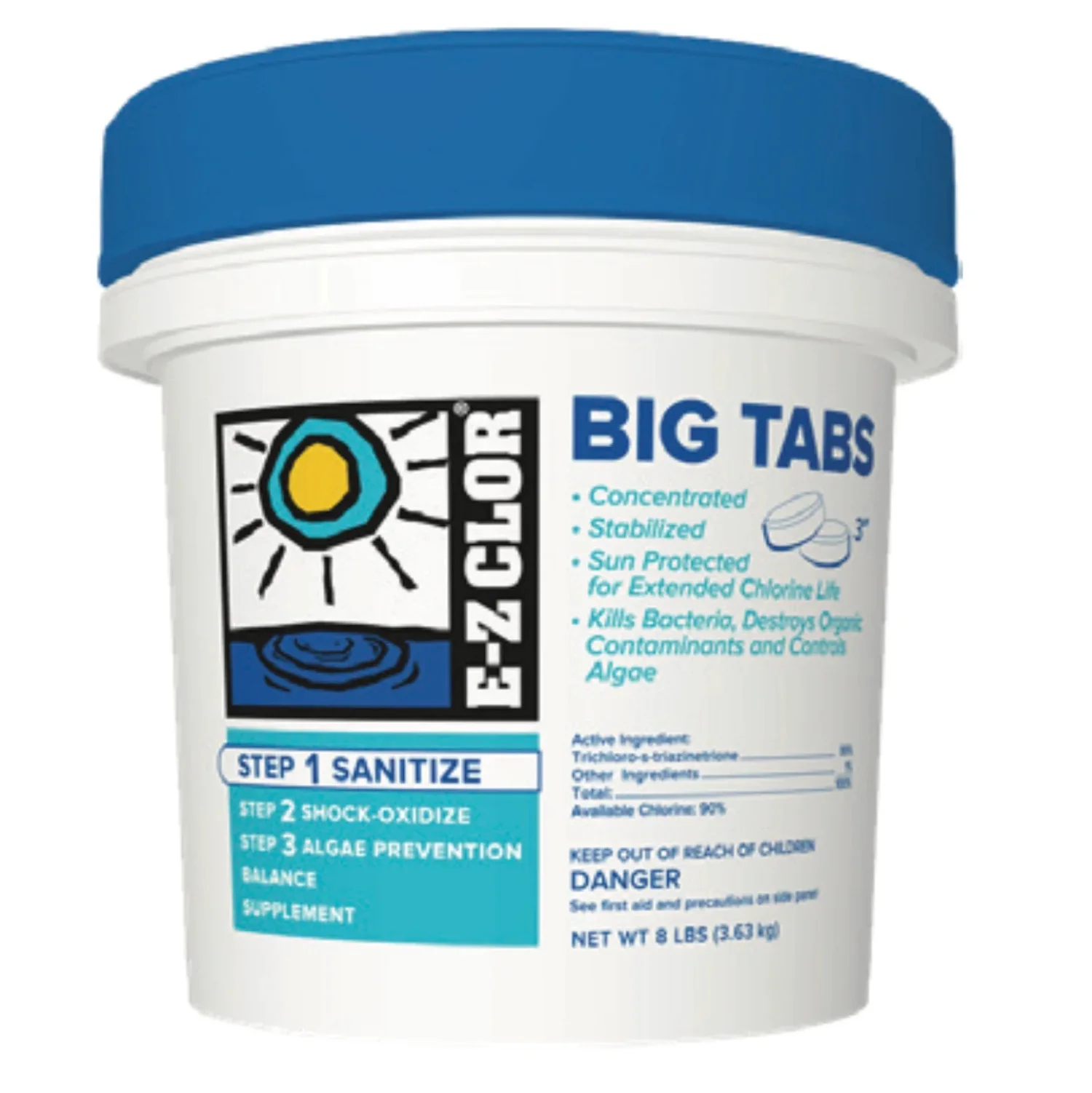 E-Z Clor Big Tabs 3 Chlorine Tablets