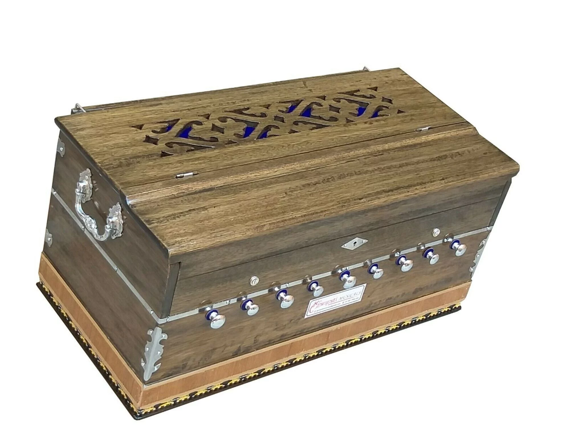 Harmonium~3.5 Octaves~9 Stop~7 Fold bellow~42 Keys~440 Hz~Bhajan~Kirtan~Yoga