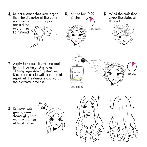 Clinic Perm for Normal | Color Treated | Thin or Delicate Hair | Cysteamine Based | Hydrochloride Free | pH 9.5 | Cream Type Multi-Perm System 16.9oz