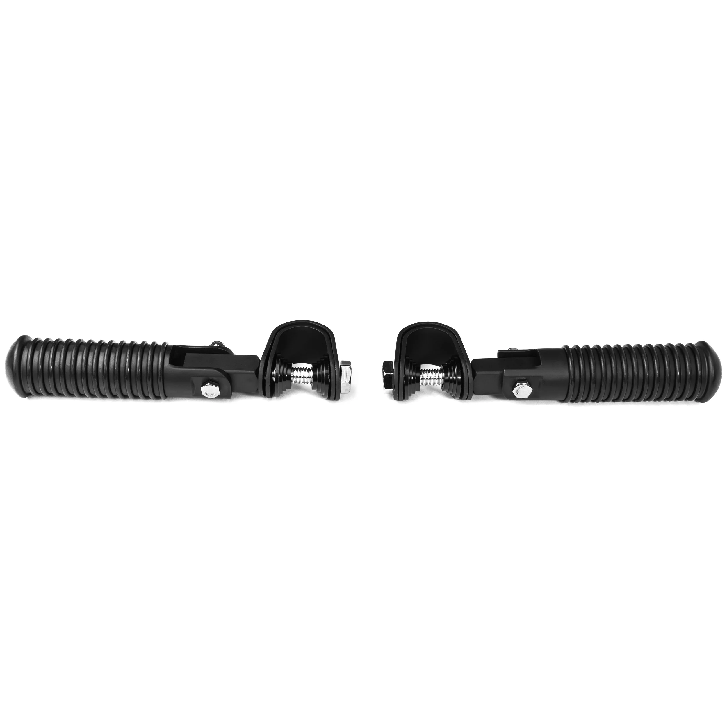 Krator Black Foot Pegs with 1-1.25