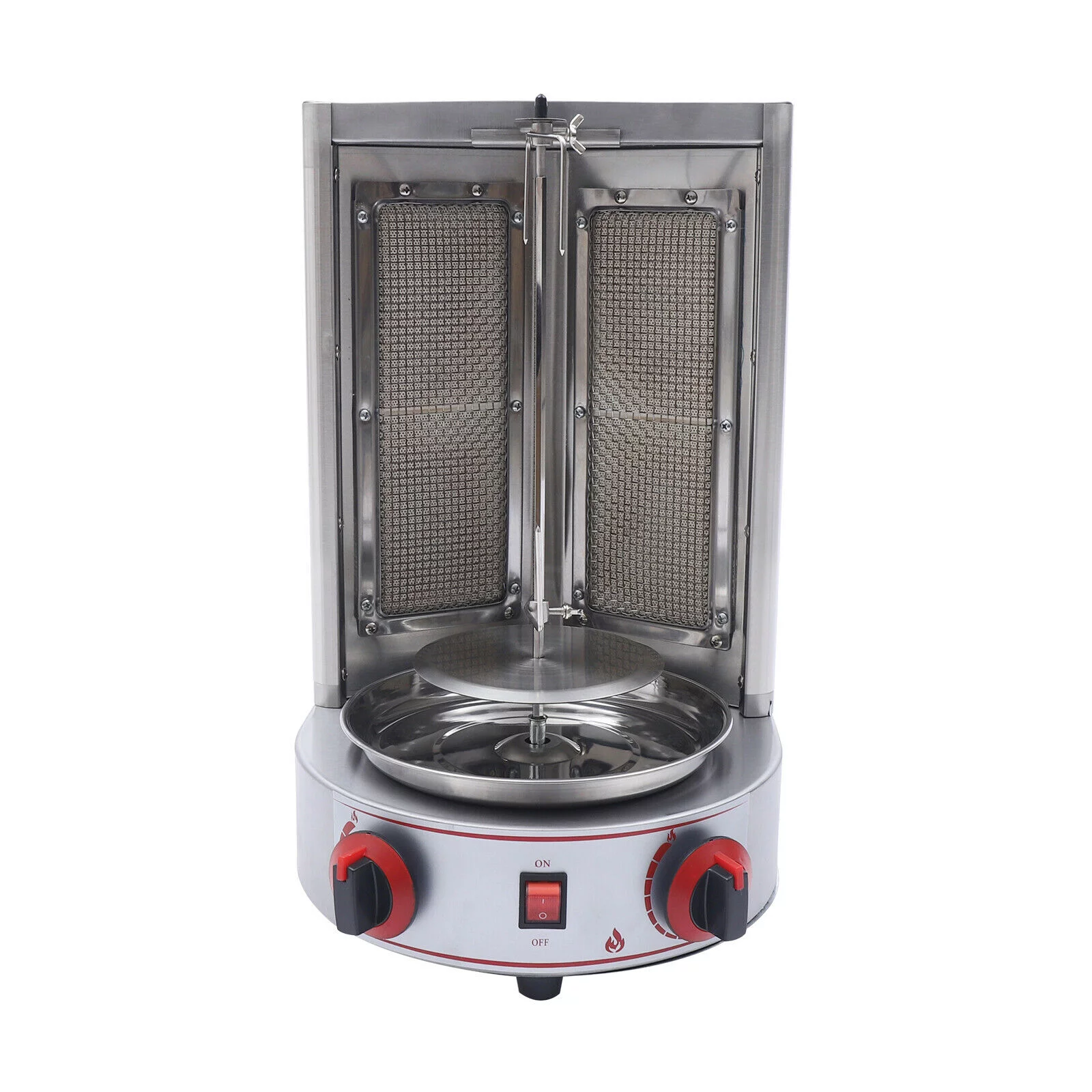 Vertical Gas Broiler Shawarma Machine Doner Kebab Gyro Broiler Shawarma Machine