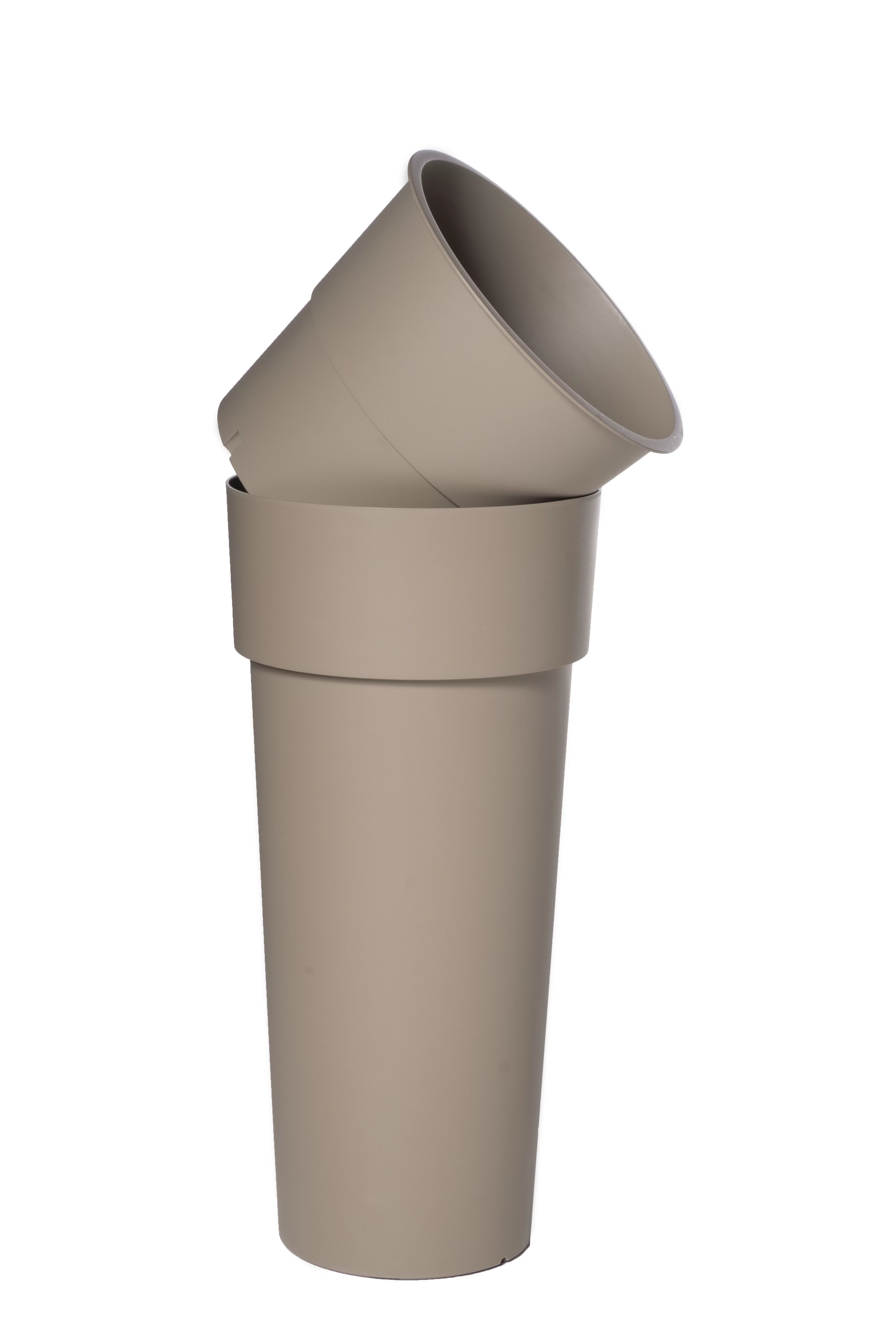 Alfresco Home Duo Planter with Container in Tortora