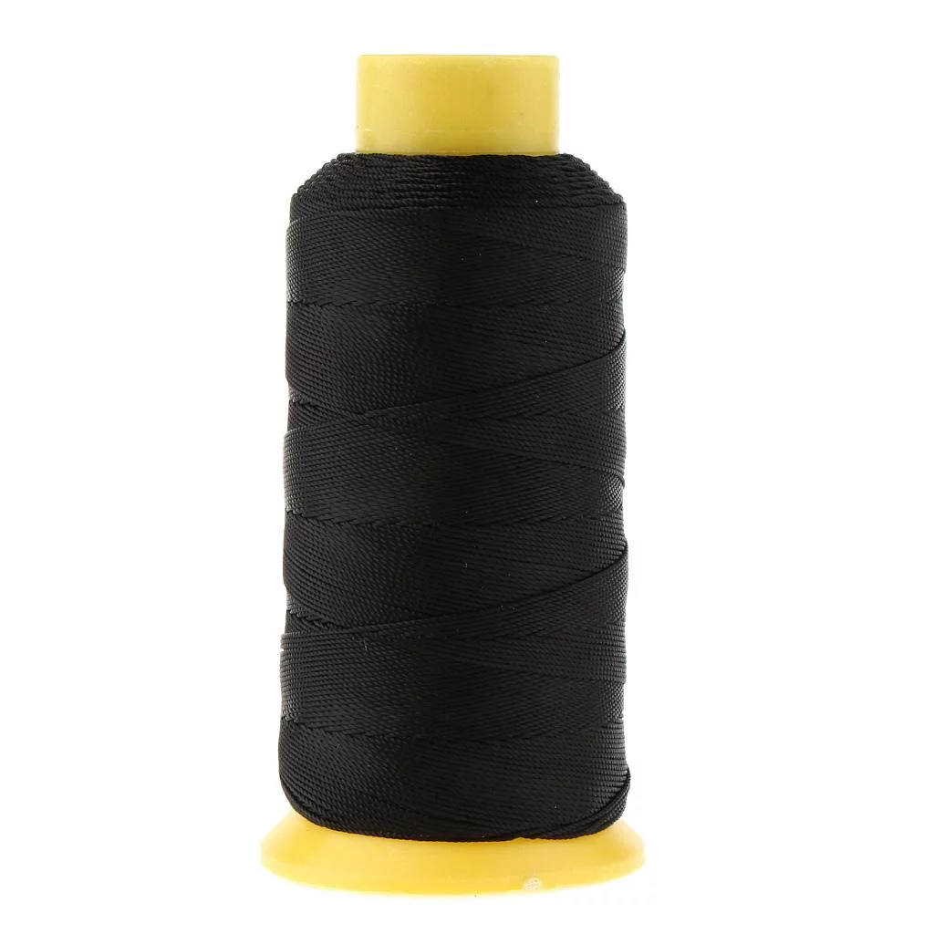 306 Yards/Spool Nylon Thread for Leather Stitching Tents Bags 210D ( 9 ) Ply Black