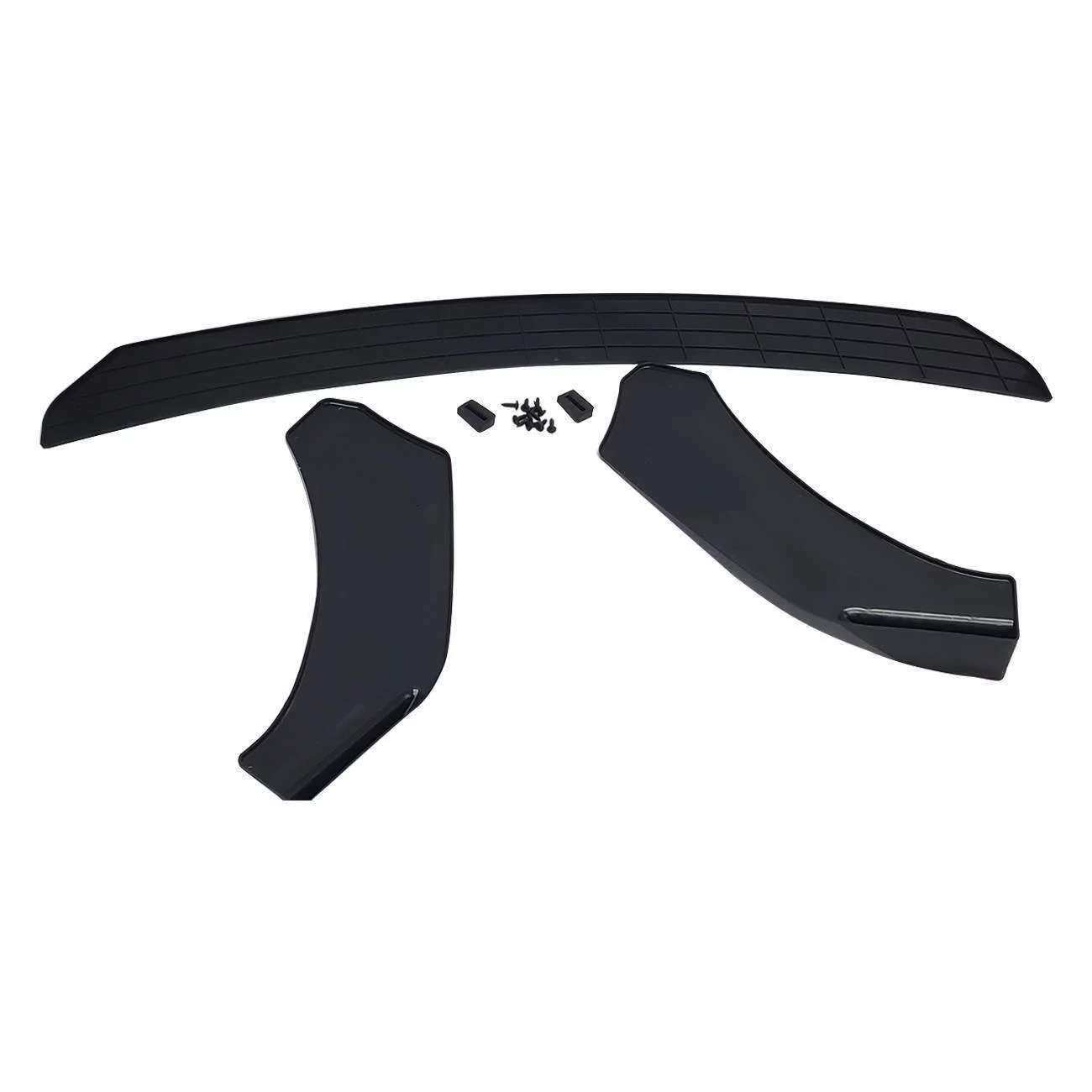 3x Glossy Black Front Bumper Lip Spoiler For 99-19 Ford Mustang 18 Honda Accord