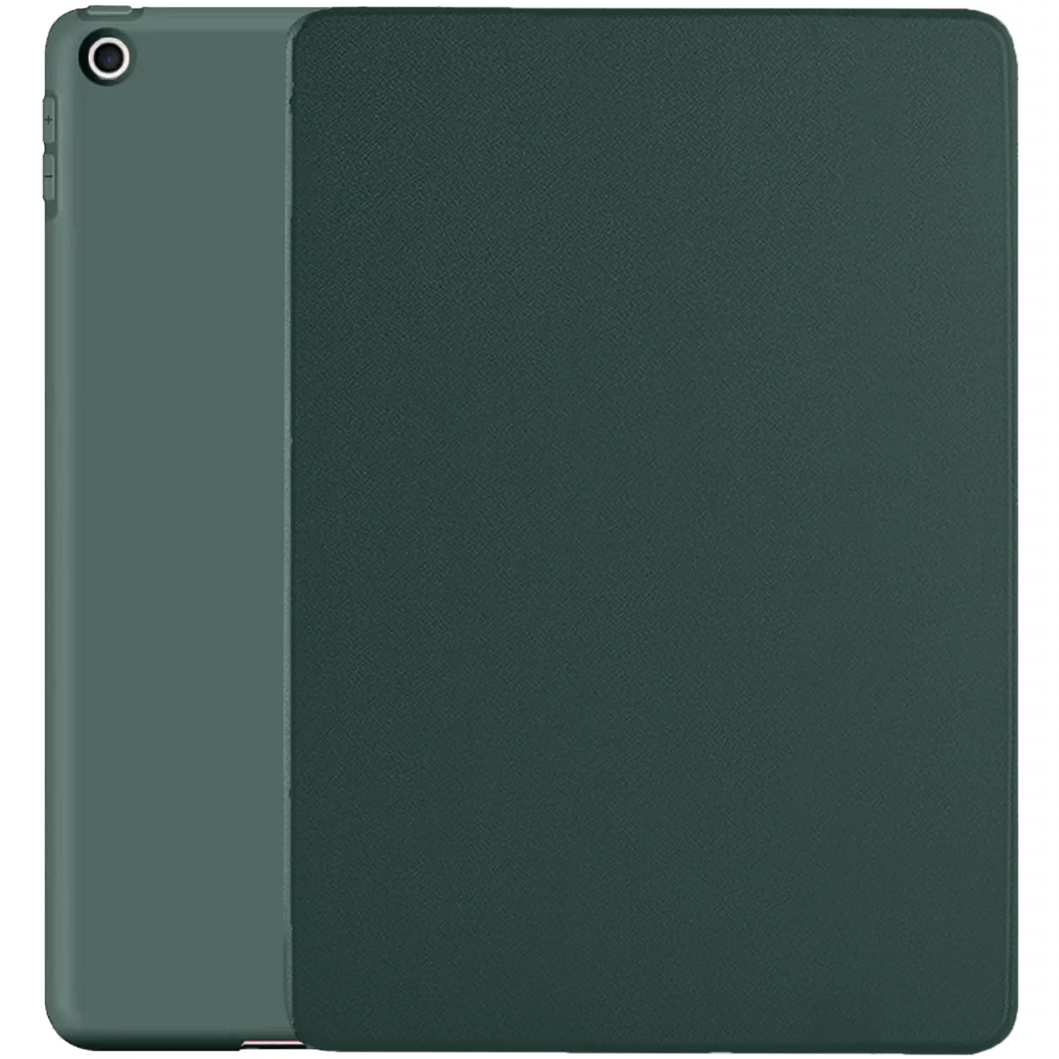 DuraSafe Cases iPad 2014 9.7 Inch Air 2 1 [ iPad 6th 5th Air 1st 2nd ] A1567 A1566 MGLW2LL/A MGL12LL/A MH0W2LL/A MGKM2LL/A Full Body Protective Soft Back Cover with Wake/Sleep Feature - Dark Green