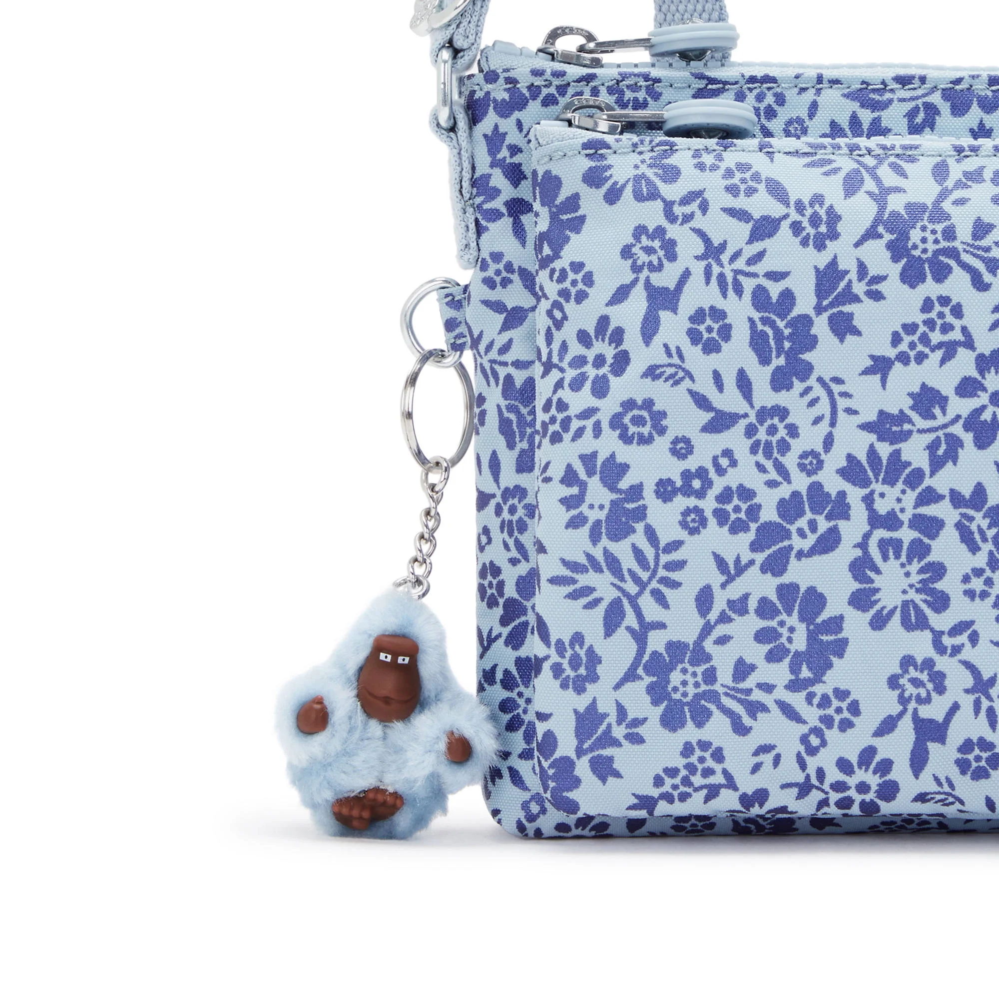 Kipling Women's Mikaela Printed Nylon Crossbody Bag with Adjustable Strap