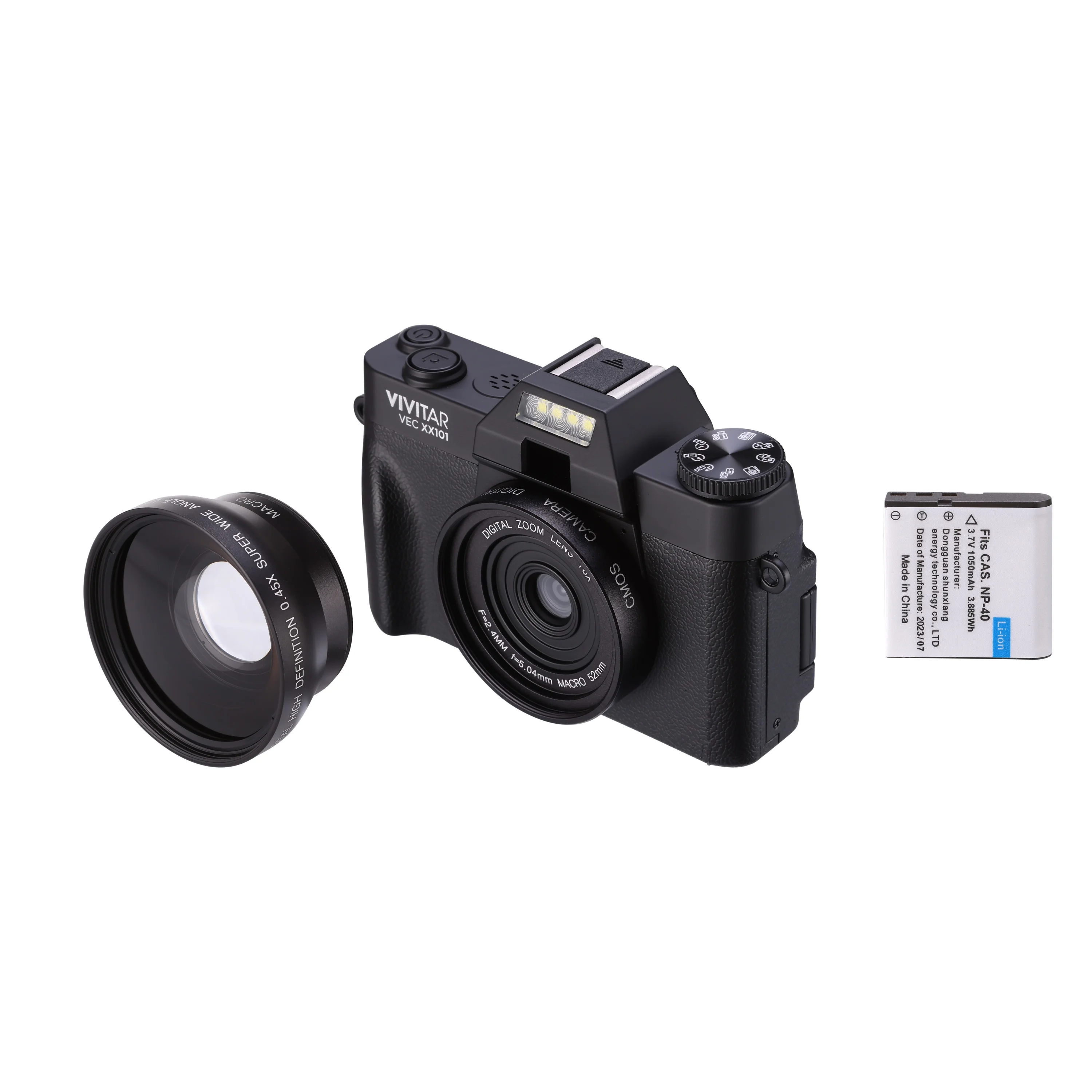 Vivitar 4K Digital Camera with 8x Digital Zoom and 3