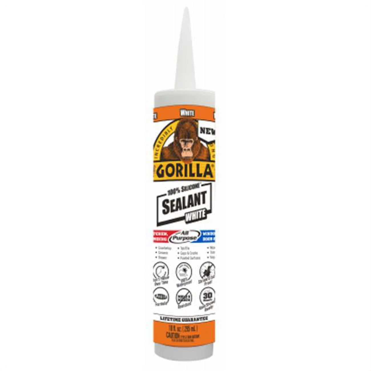 Gorilla Glue  10 oz Caulk, White